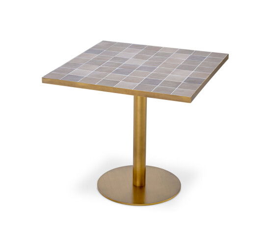 Colton Dining Table Antique Brass