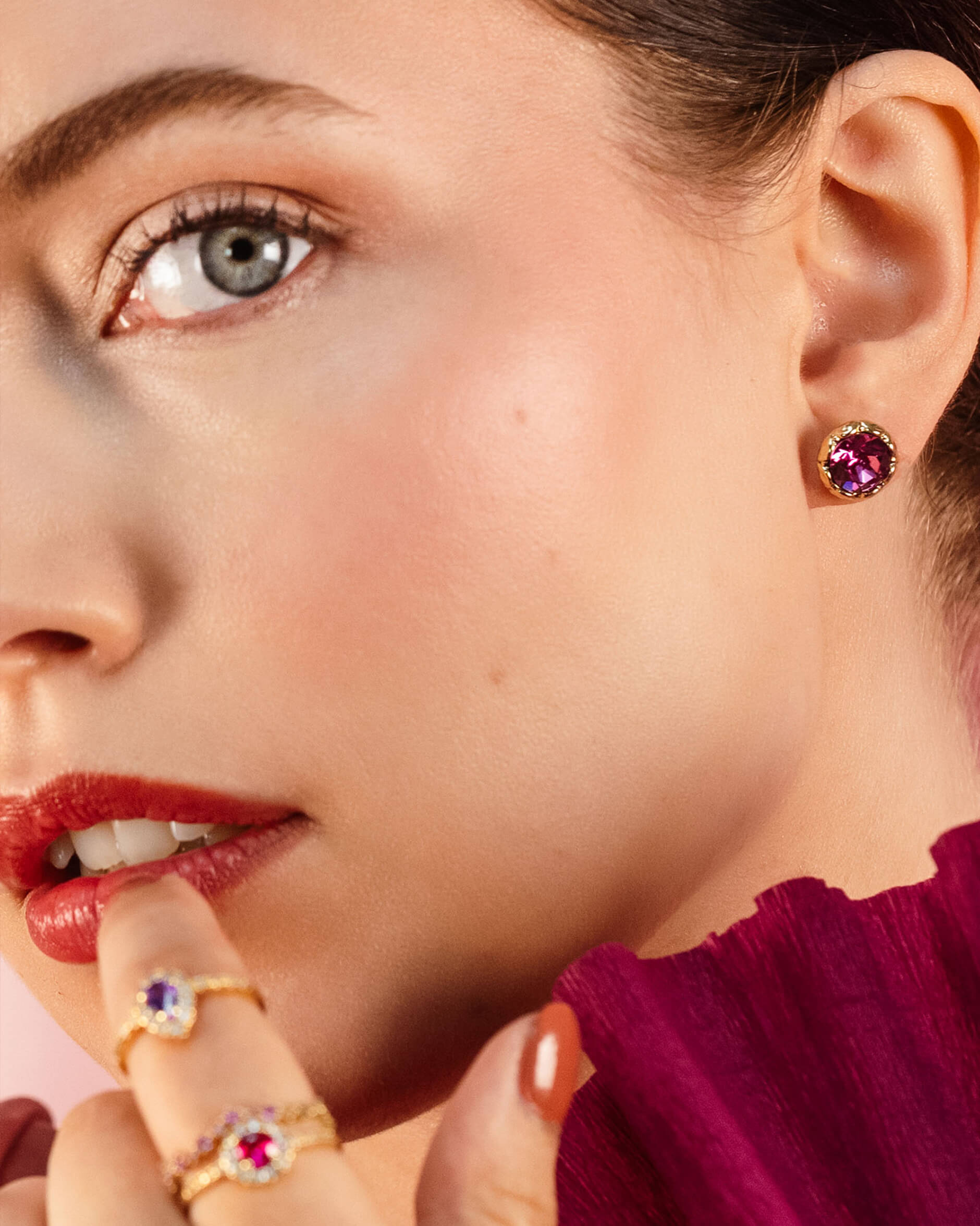 Laurie ring pink ruby