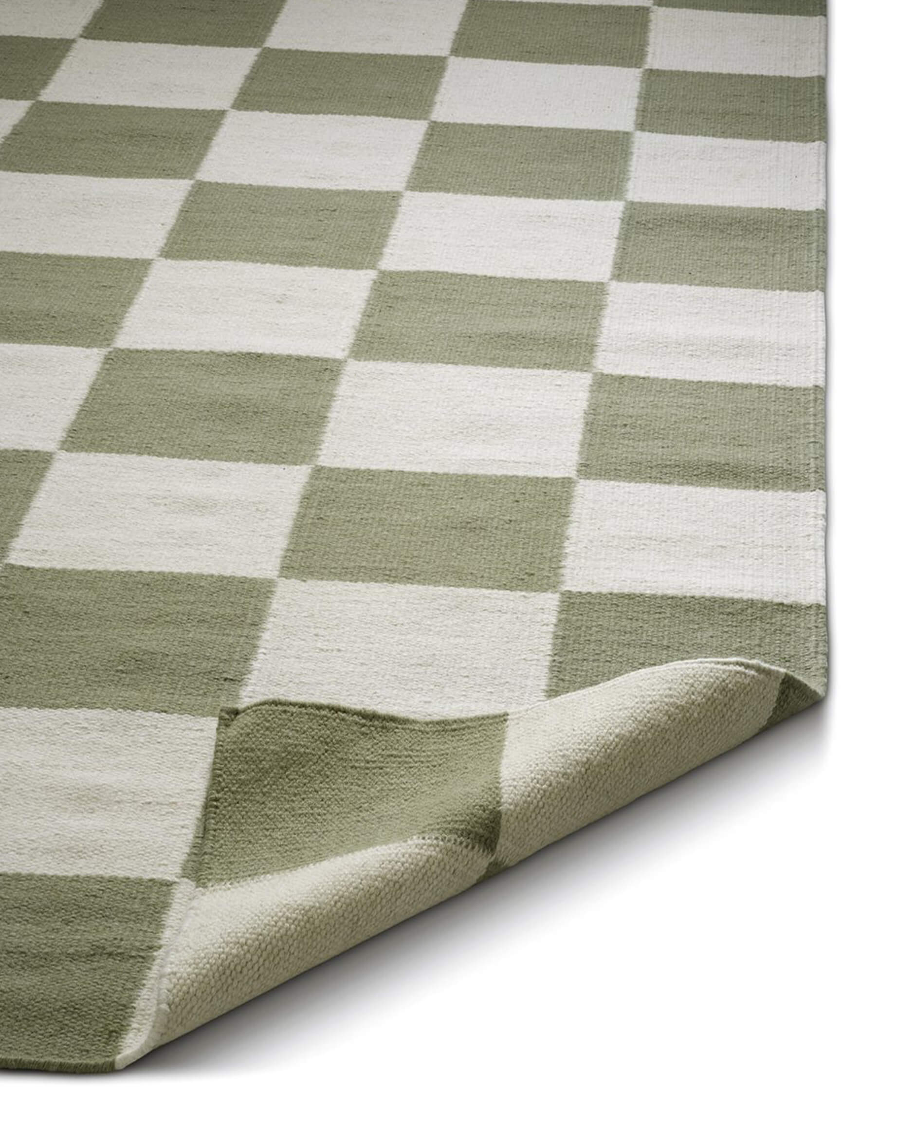 Square matta vit/grön