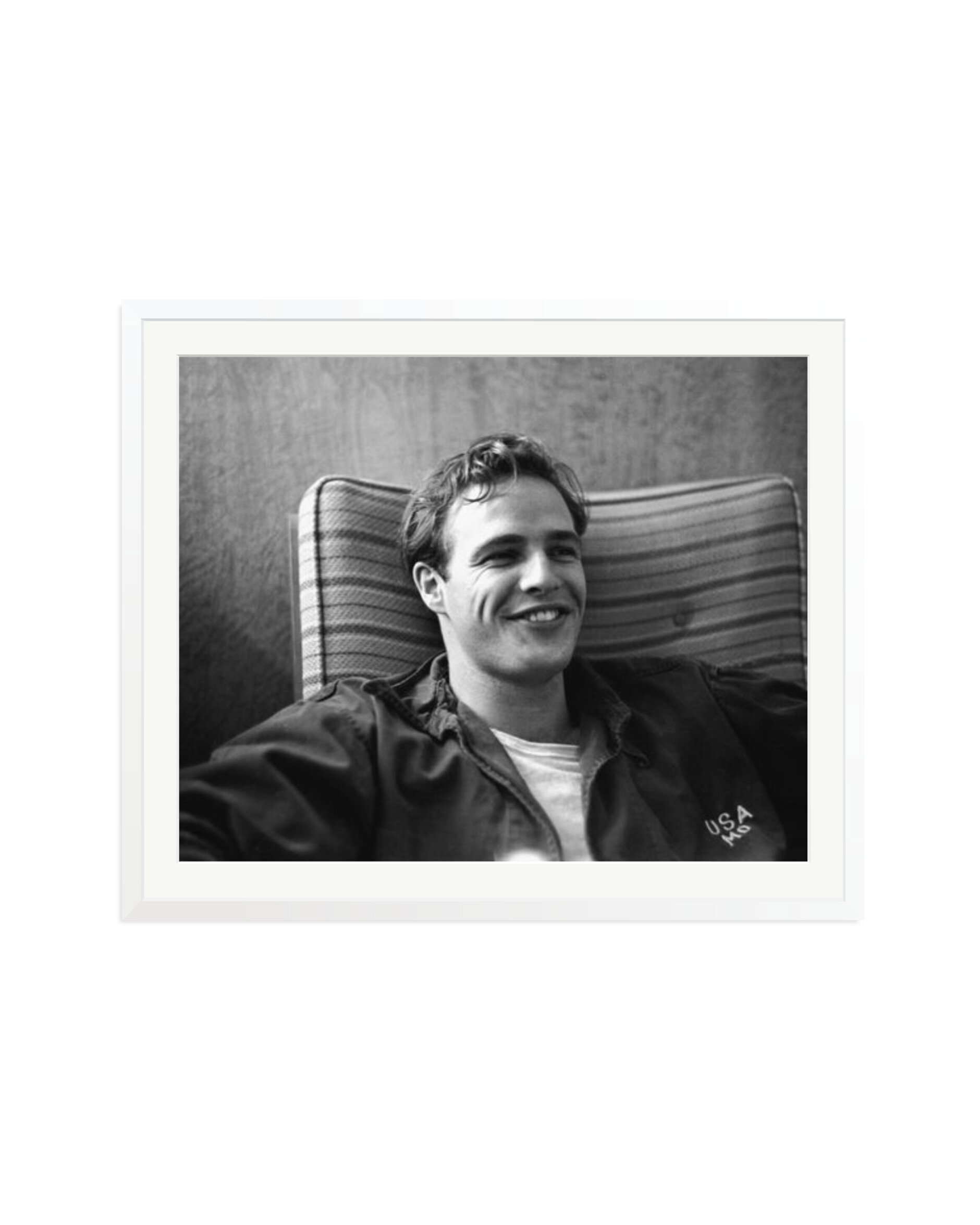 Marlon Brando on Set of 'The Men' White / XXL