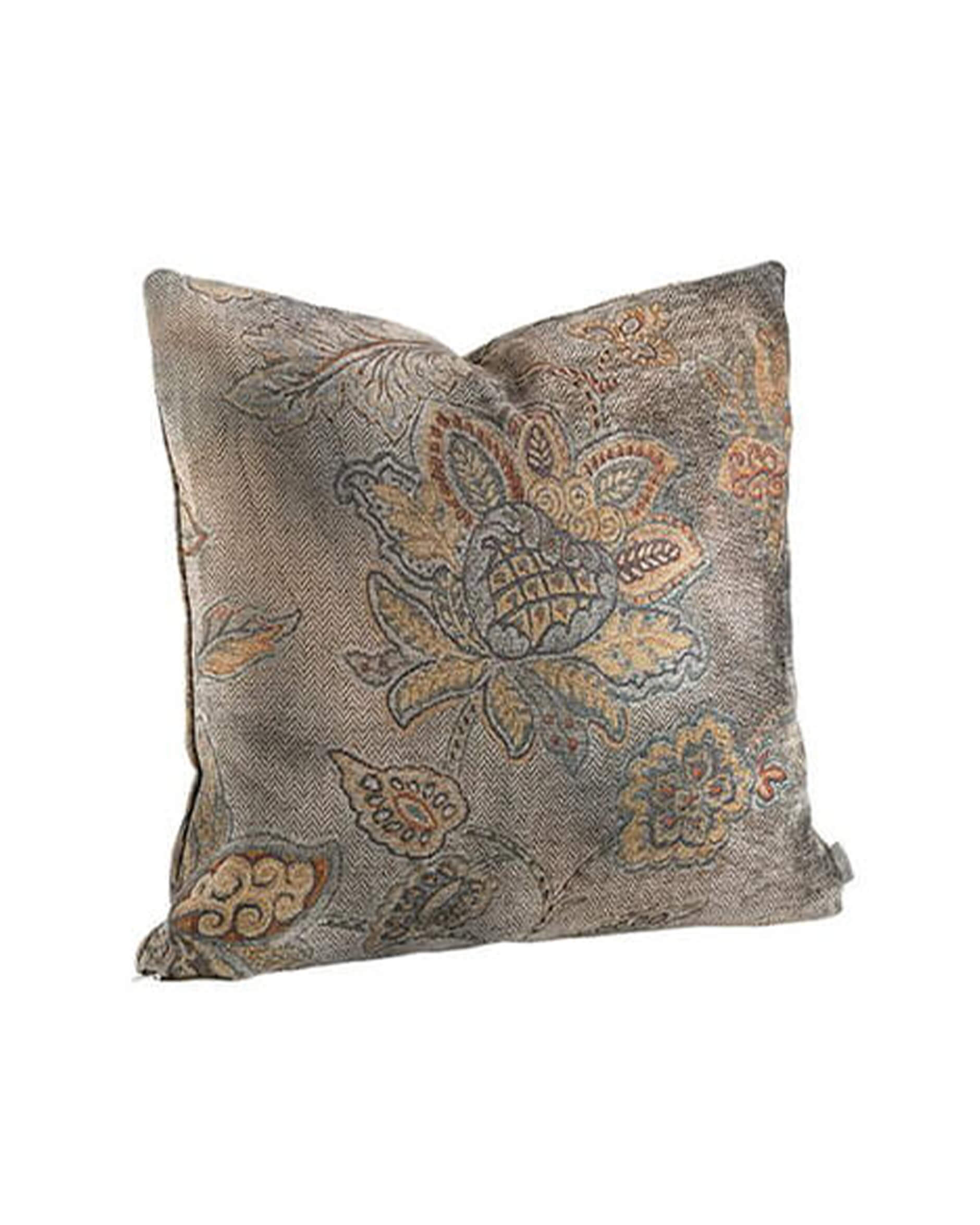 Merano Flower cushion cover Taupe OUTLET