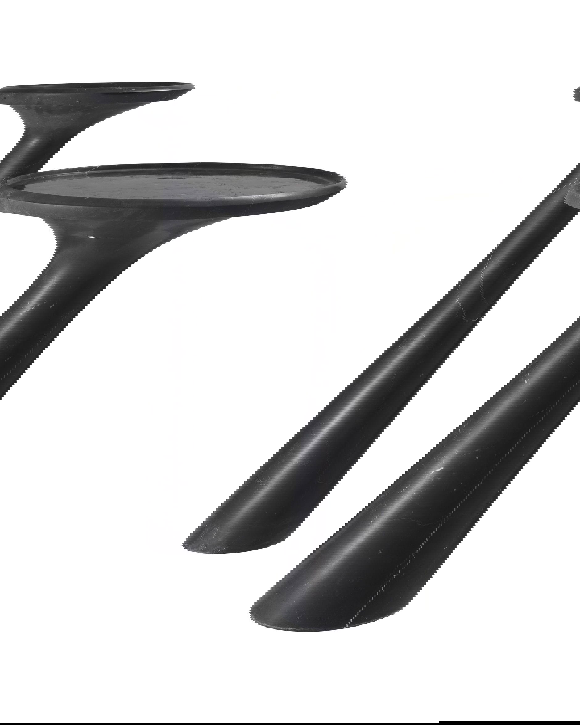 Pompano sidobord marmor hög