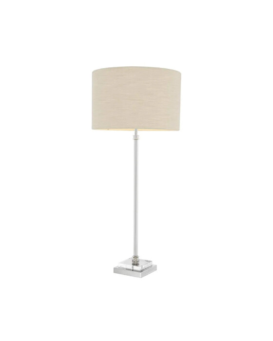 Emmanuel bordslampa nickel OUTLET