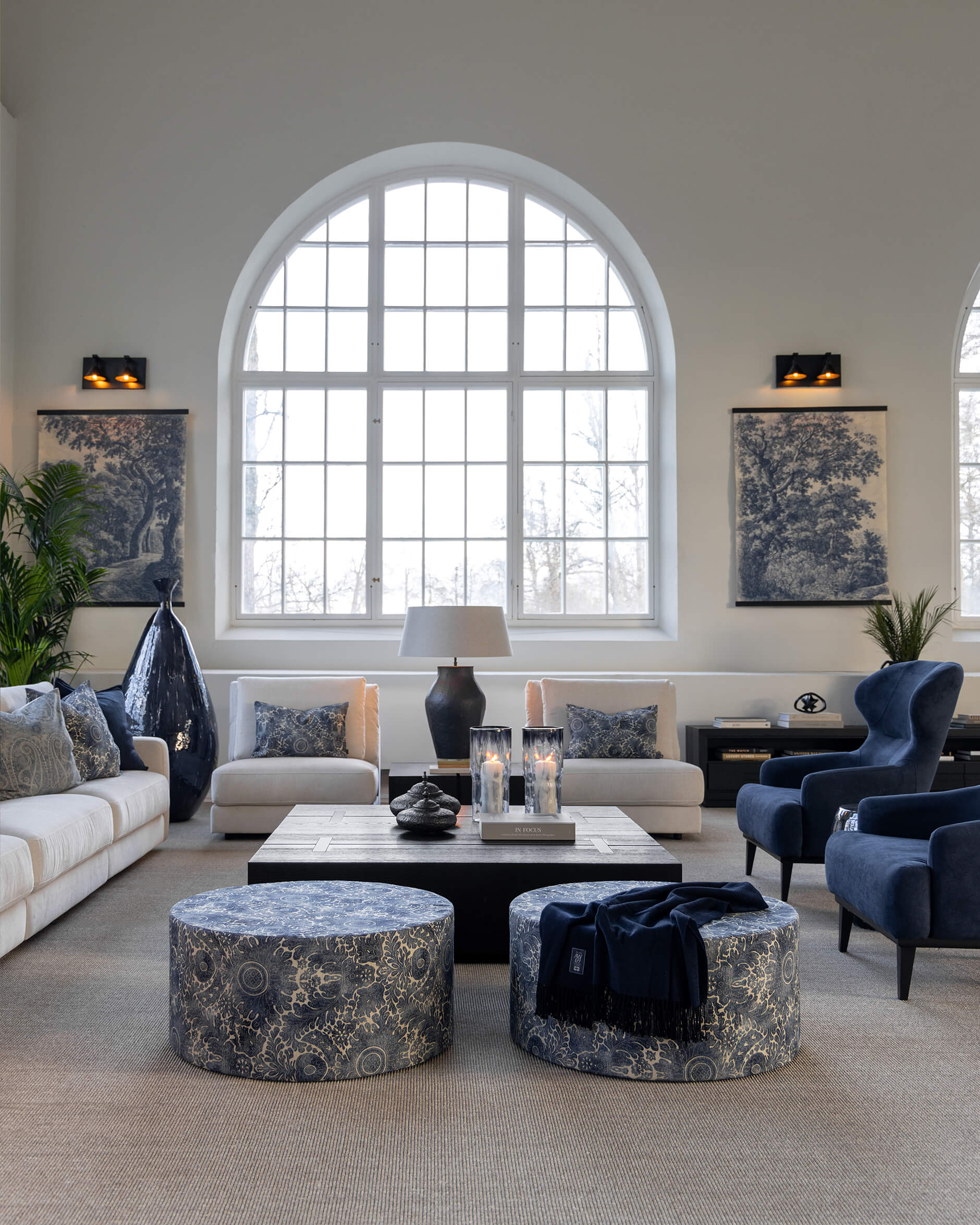 Belmont Kerzenhalter Indigo