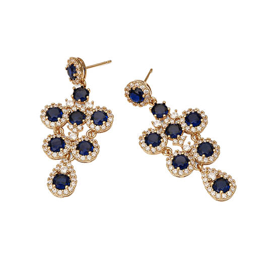 Sapphire - Miss Ophelia Earrings Sapphire