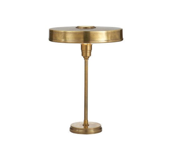 Antique Brass - Carlo bordslampa nickel