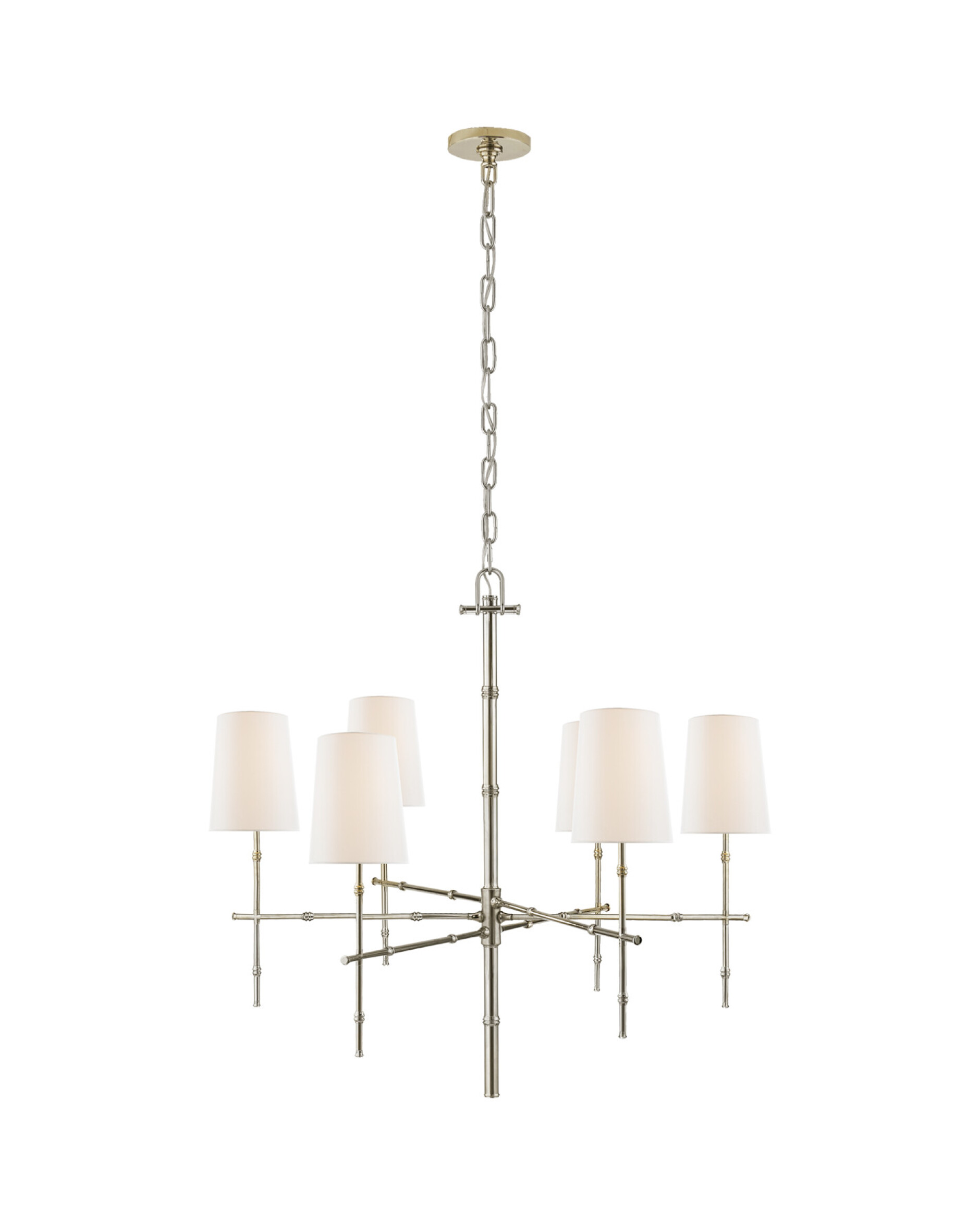 Grenol Modern Bamboo takkrona nickel/linne