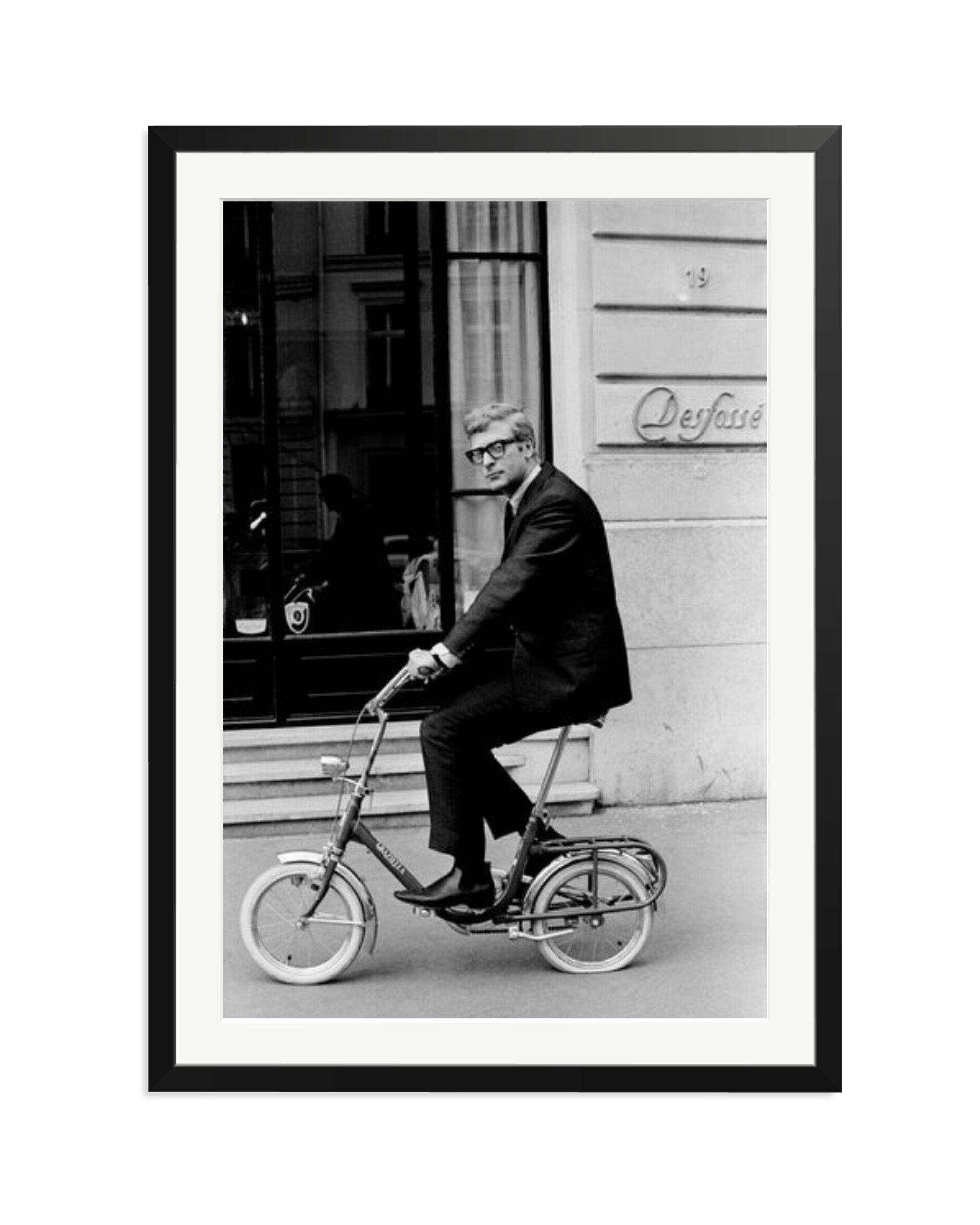 Michael Caine on His Bike Black / XXL