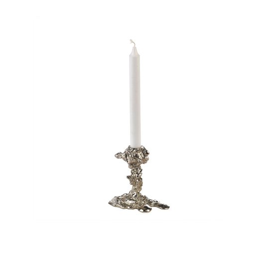 Silver - Drip candlestick gold