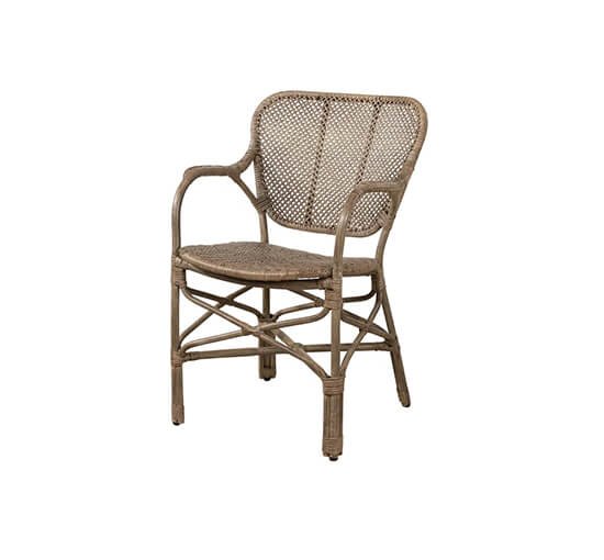 Antique Grey - Bistro Dining Chair Deep Brown