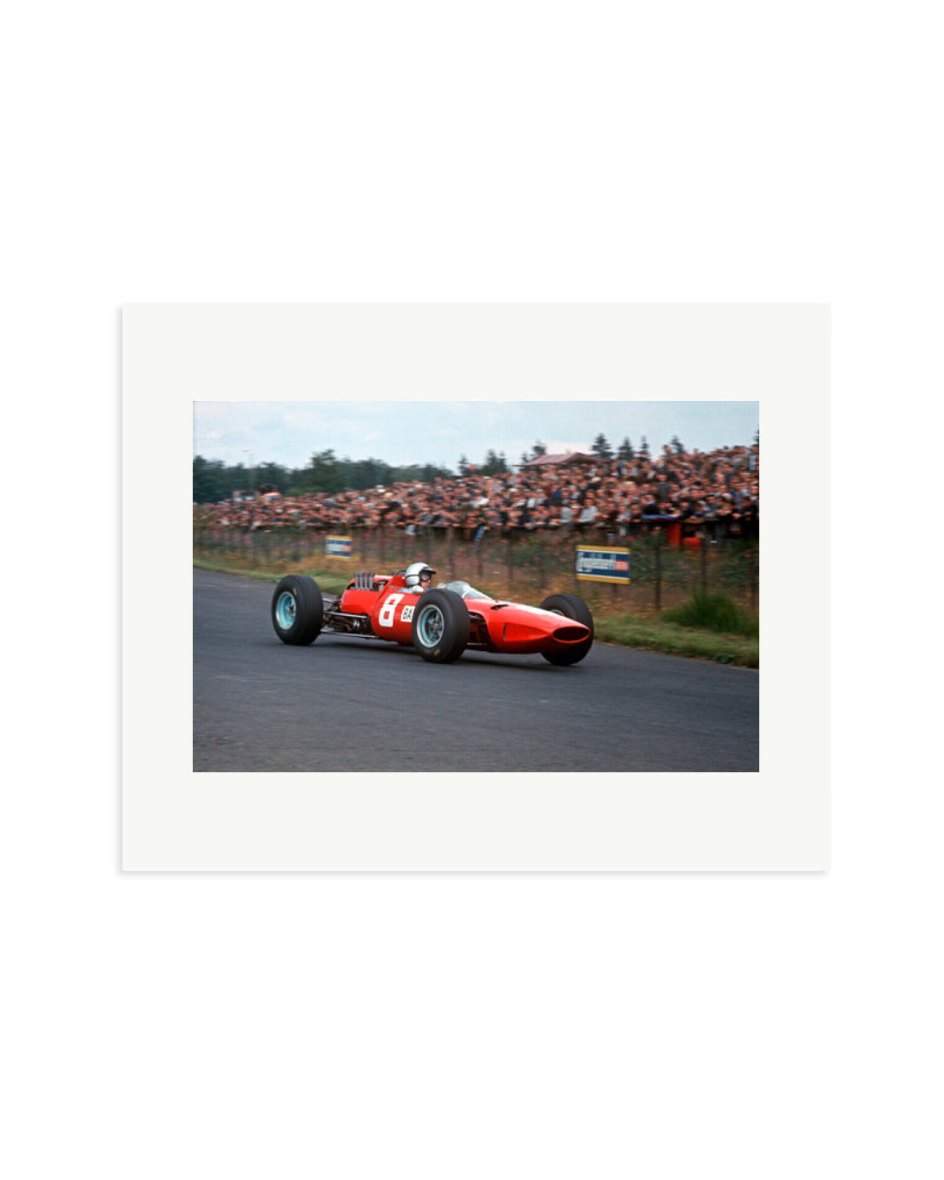 Lorenzo Bandini in Ferrari 156 Print Only / Medium