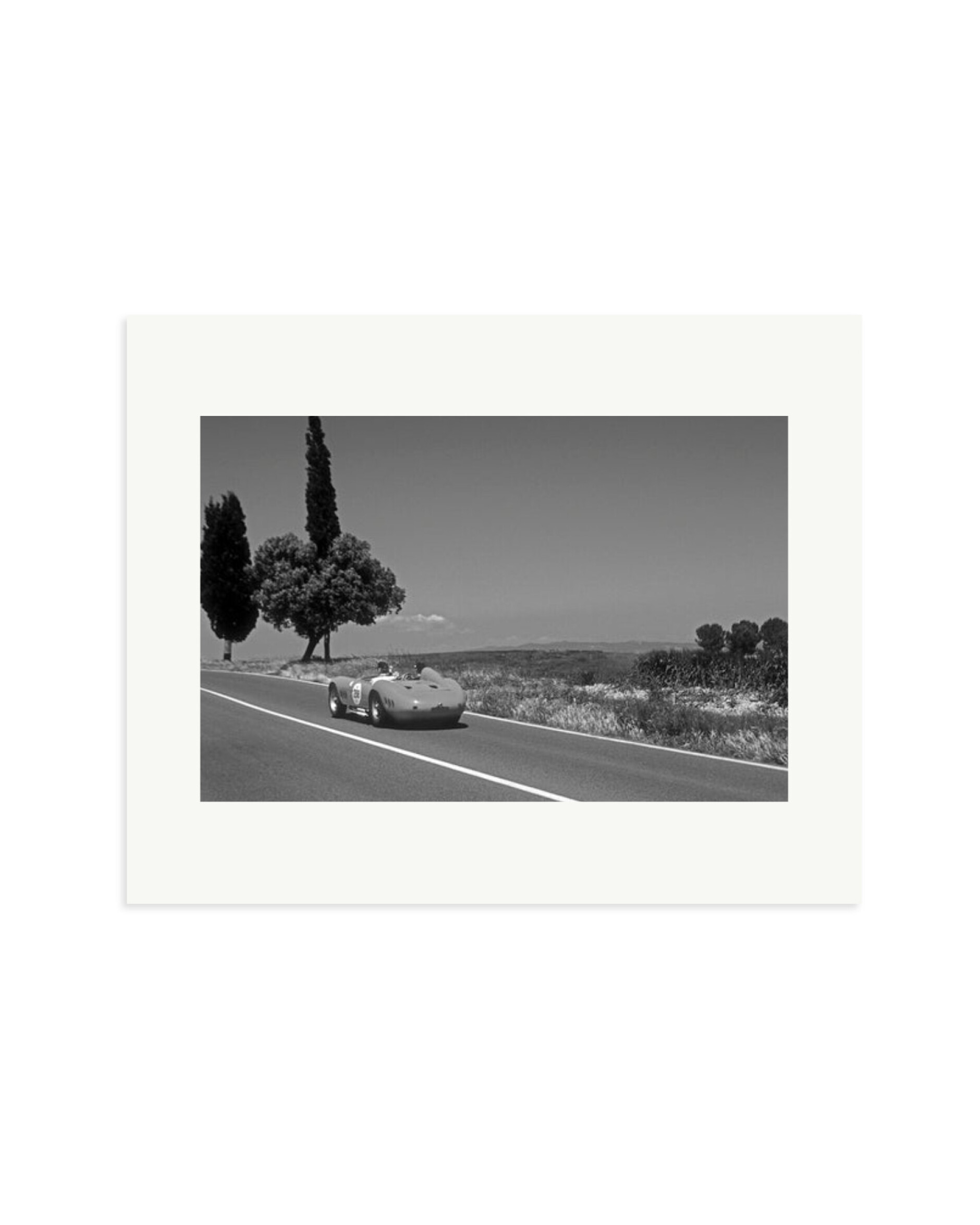 Maserati 300S in Italy Print Only / Medium