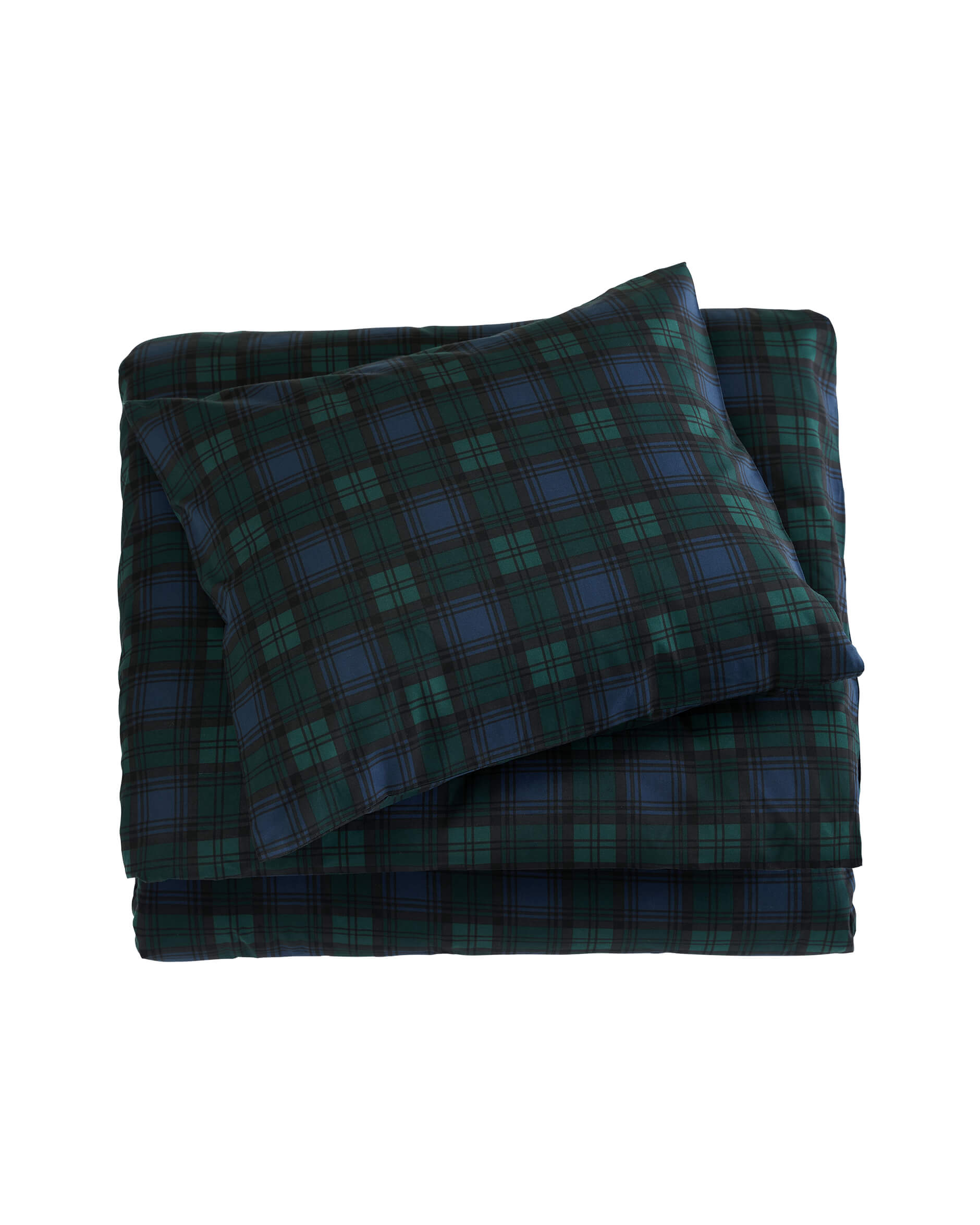 Gstaad påslakanset rutig