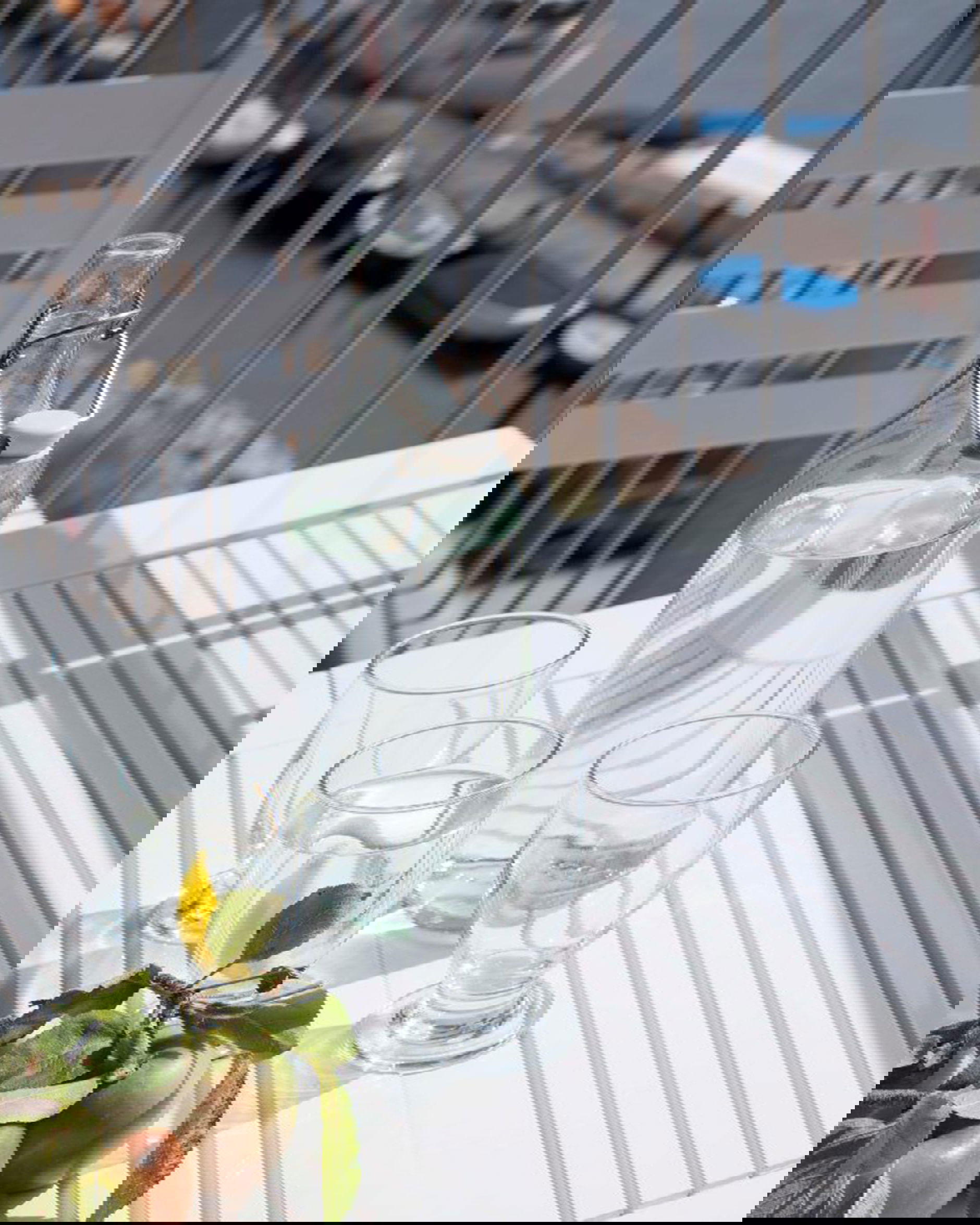 Butterfly klaffbord vit