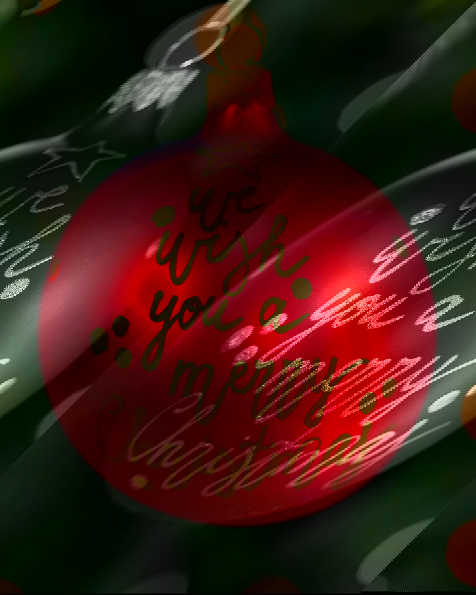 Lux Greetings julkula röd 8cm