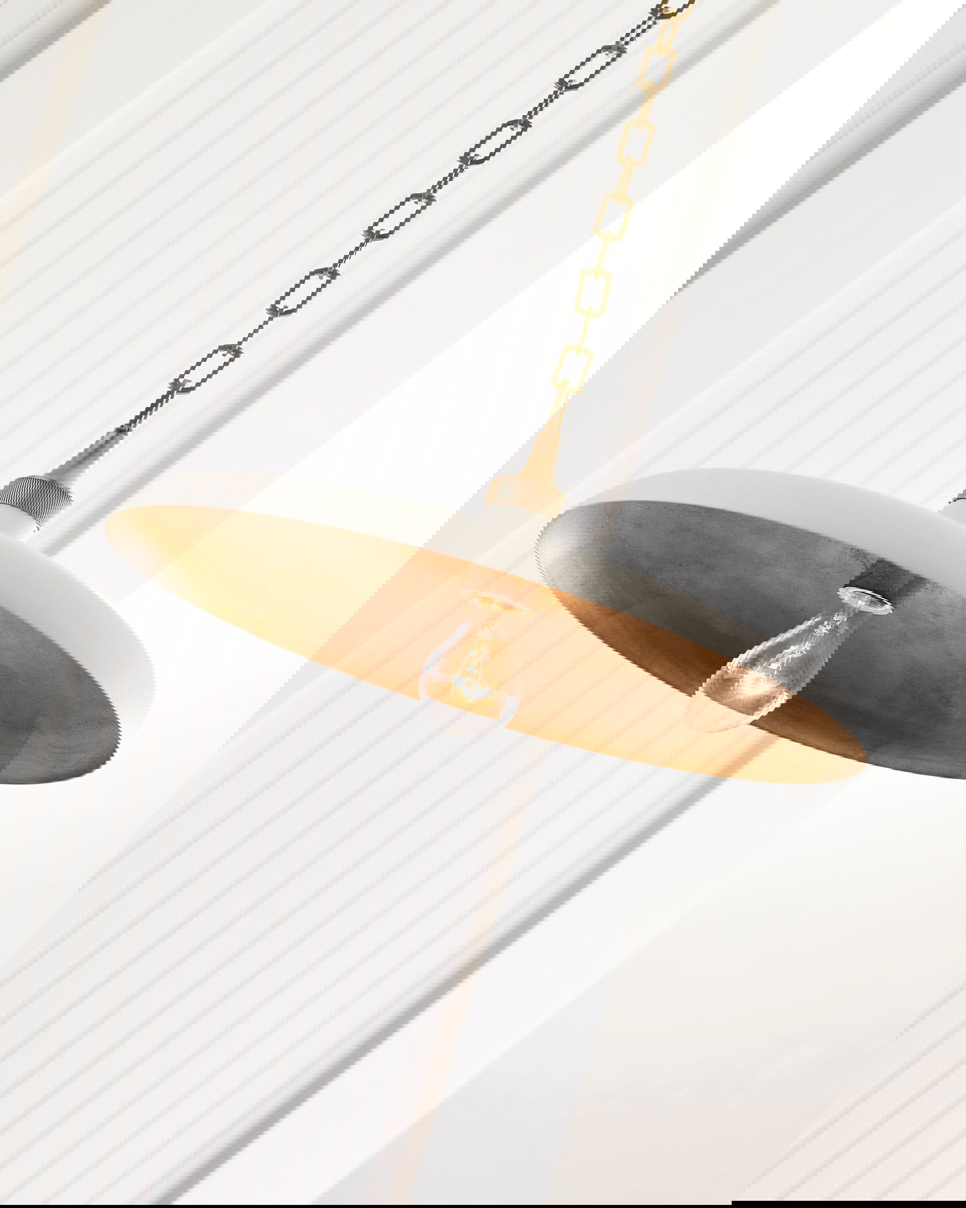 Piatto takpendel antik mässing M