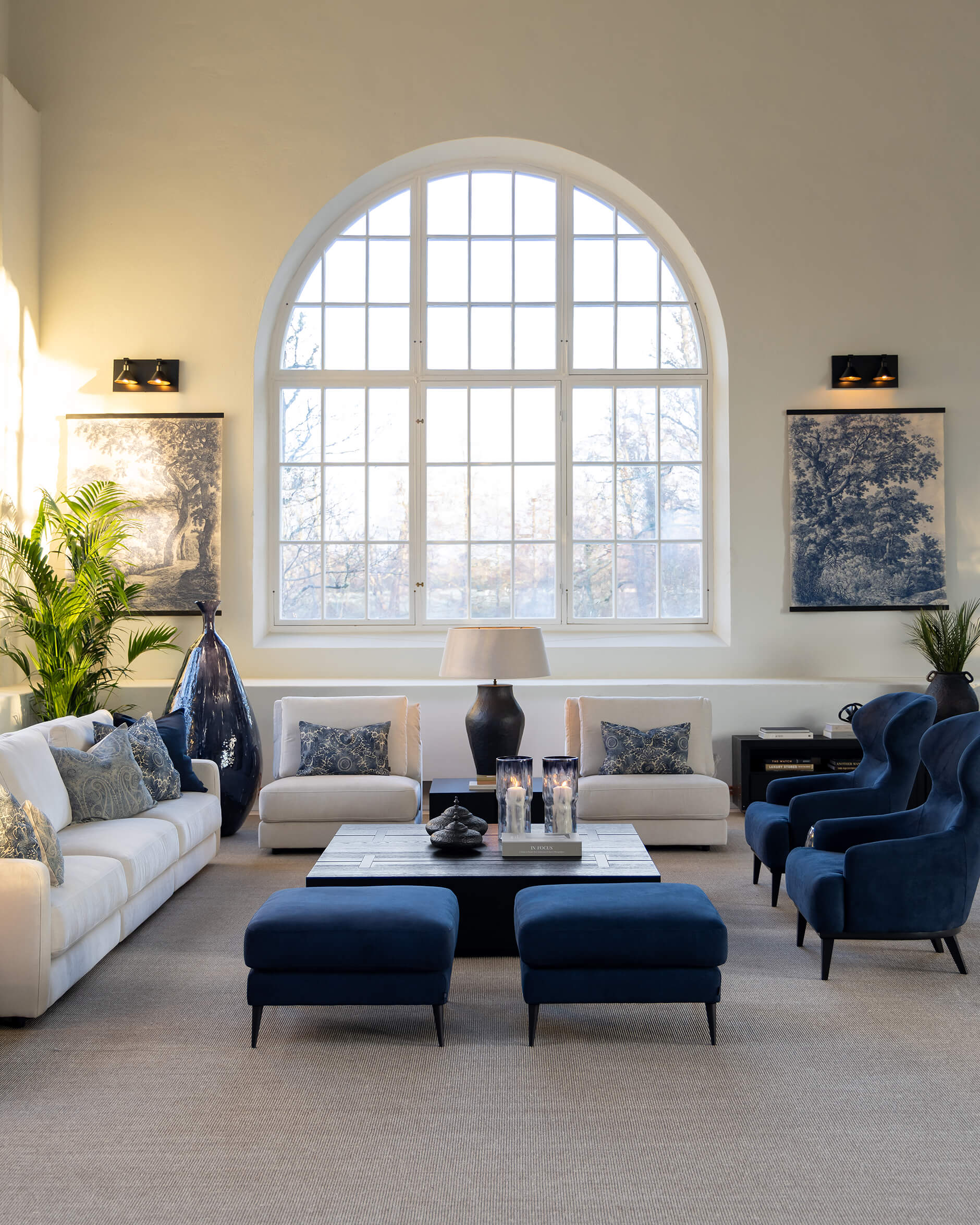 Andorra fotpall simply deep blue