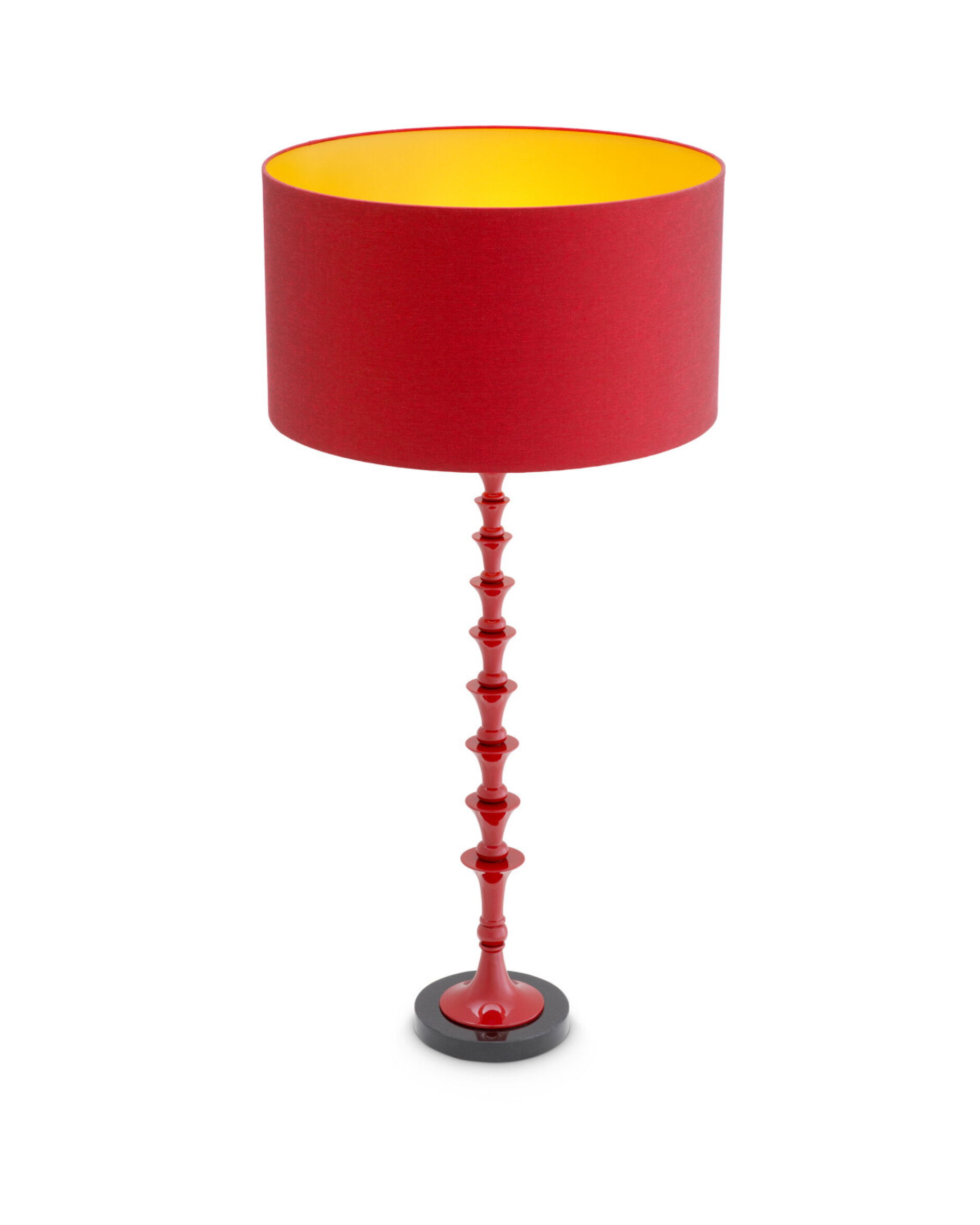 Arabella Tischlampe bordeaux red finish