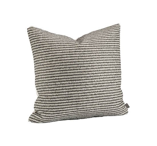 Grey - Nomad Single Stripe Cushion Cover Linen