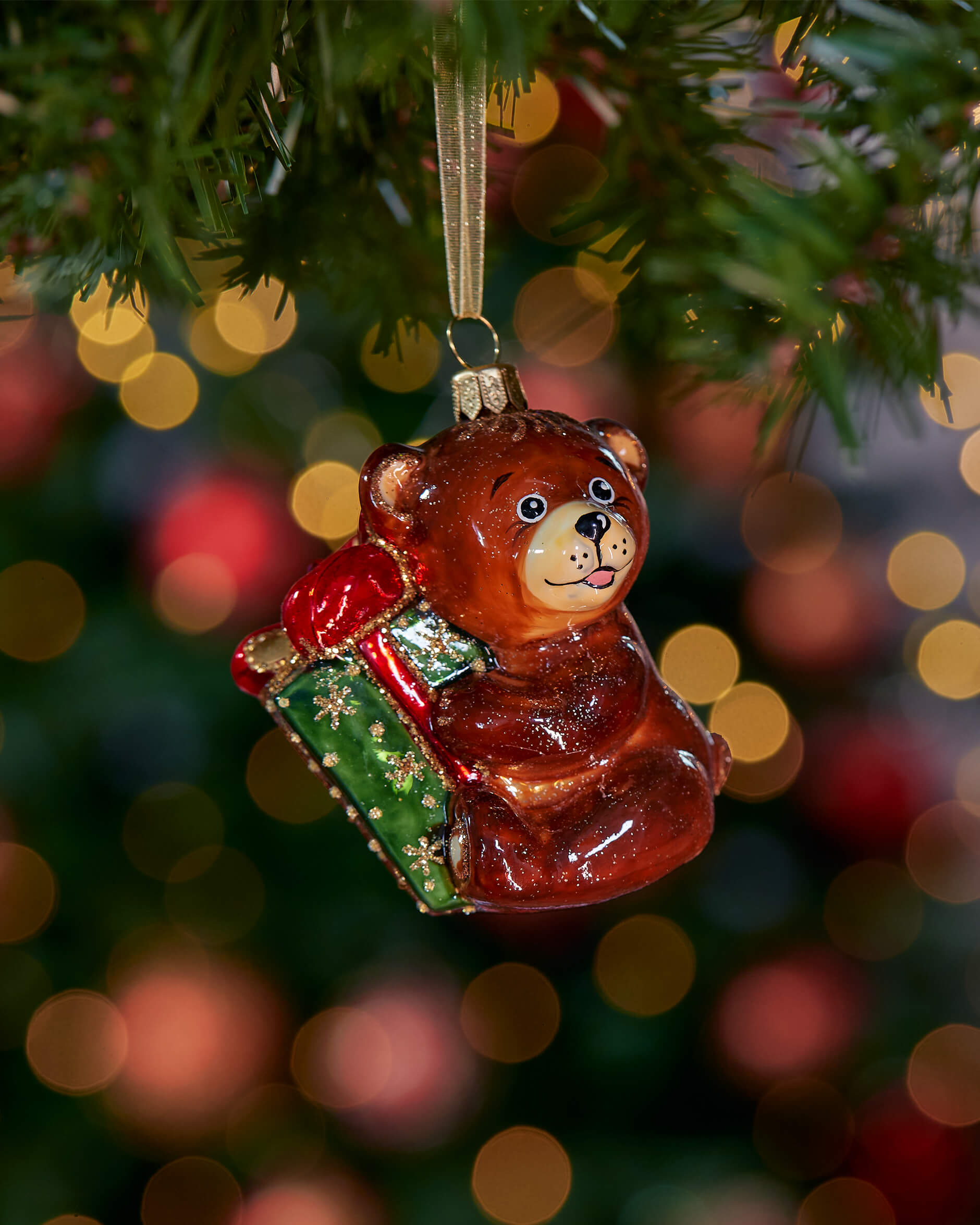 Barnaby björn julgransdekoration multi