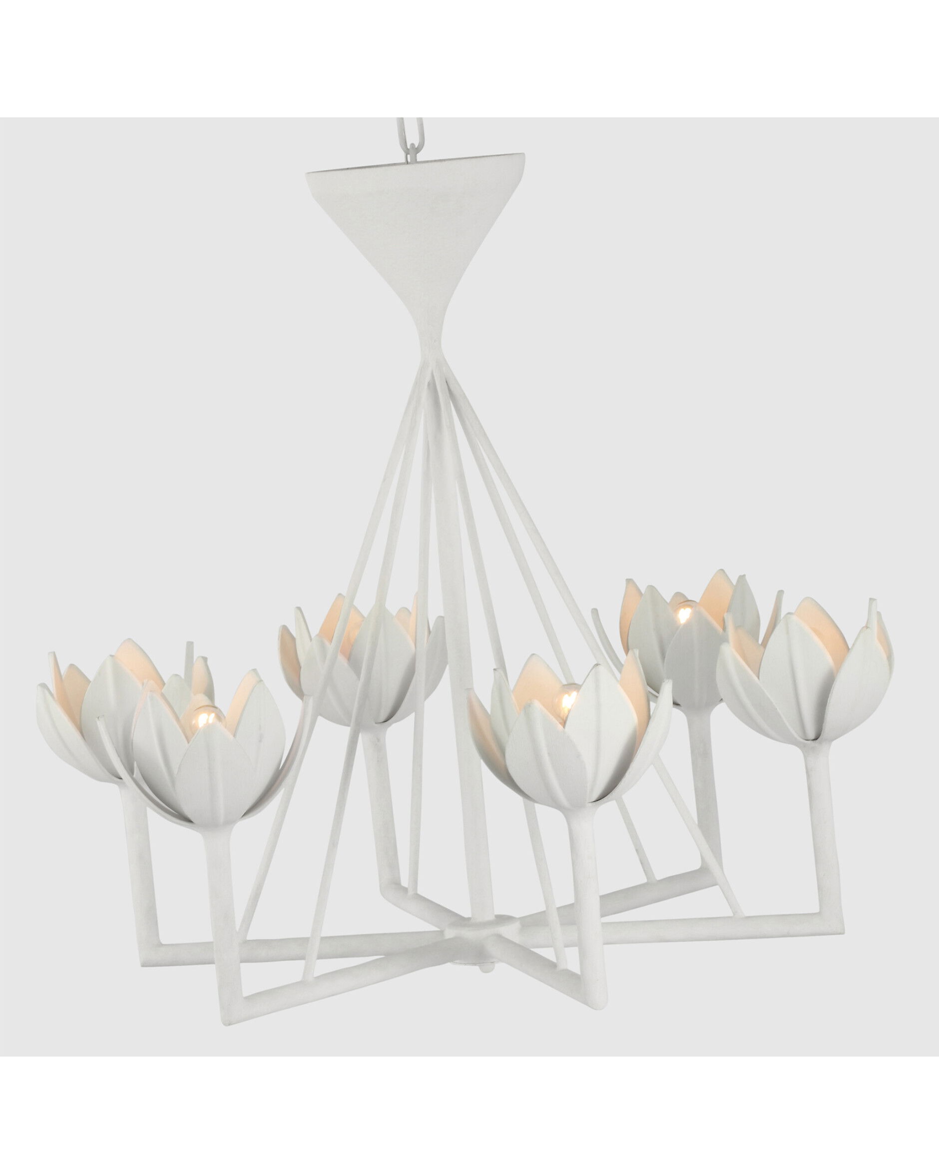 Alberto low taklampa vit