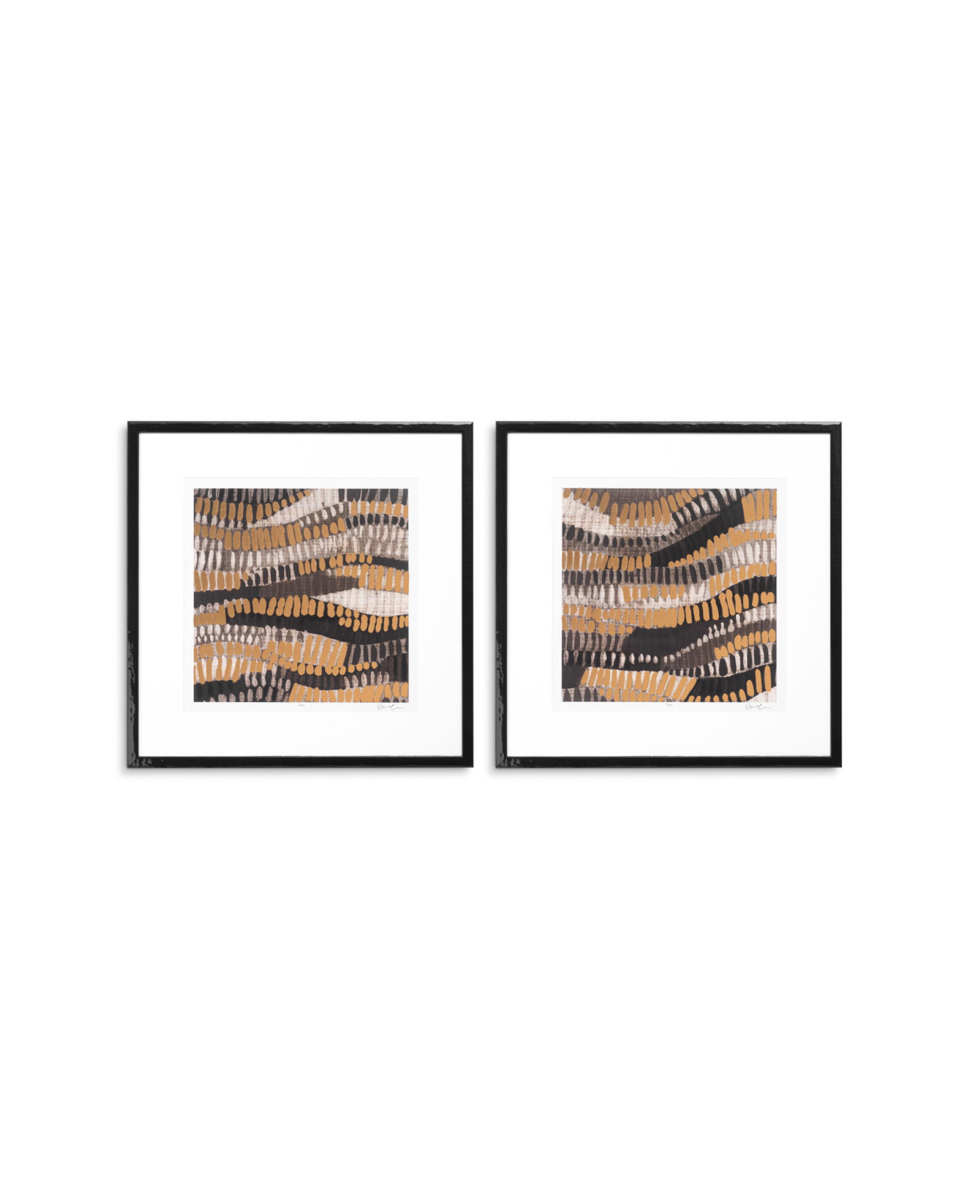 Print Metallic Undulation by June Erica Vess set 2