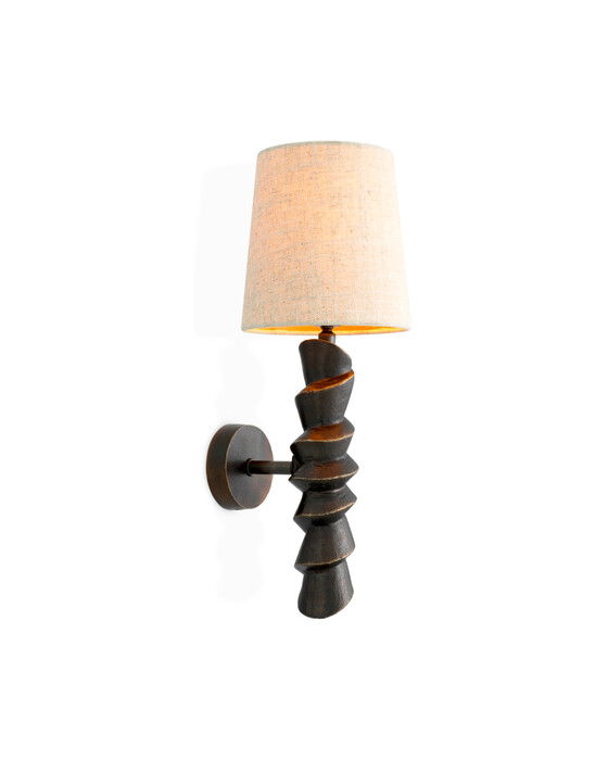 Riverbank vägglampa brons