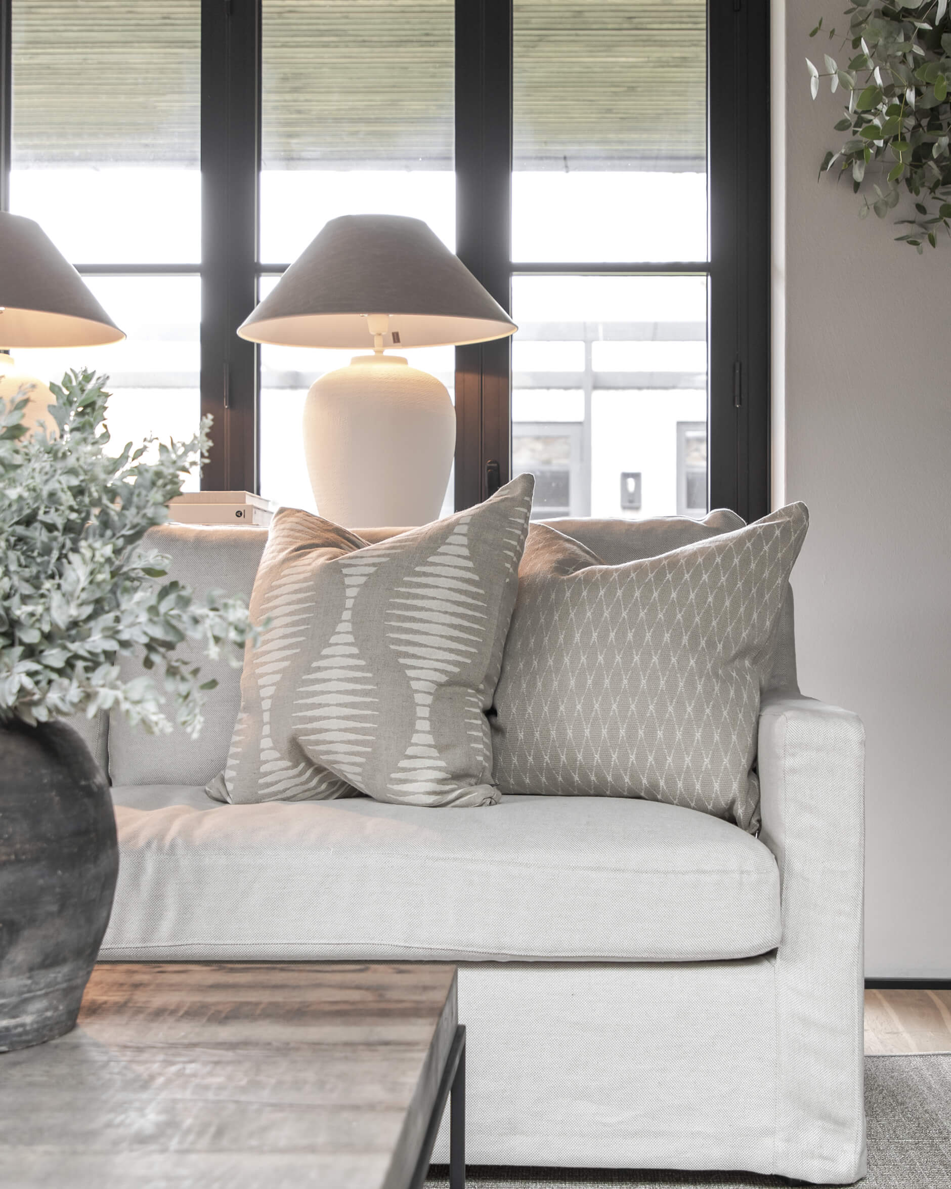 Danilo Cushion Cover Off-white/Beige