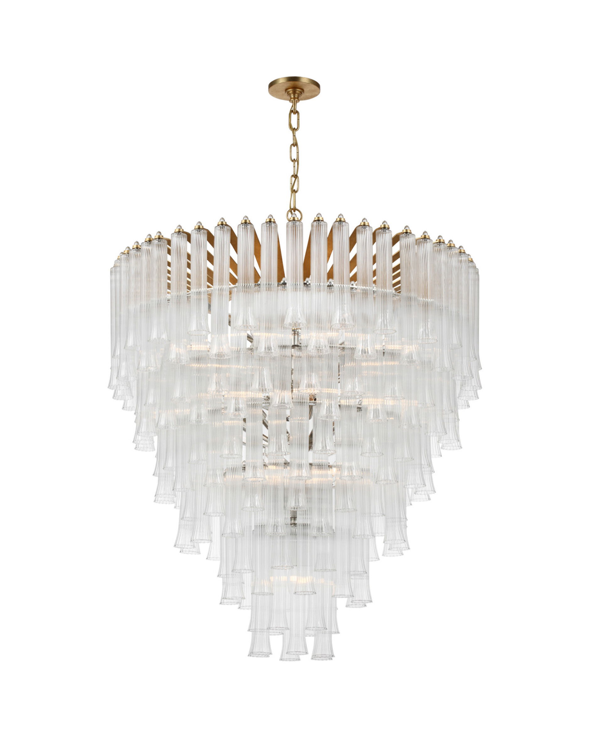 Lorelei X-Large Waterfall Chandelier Gild