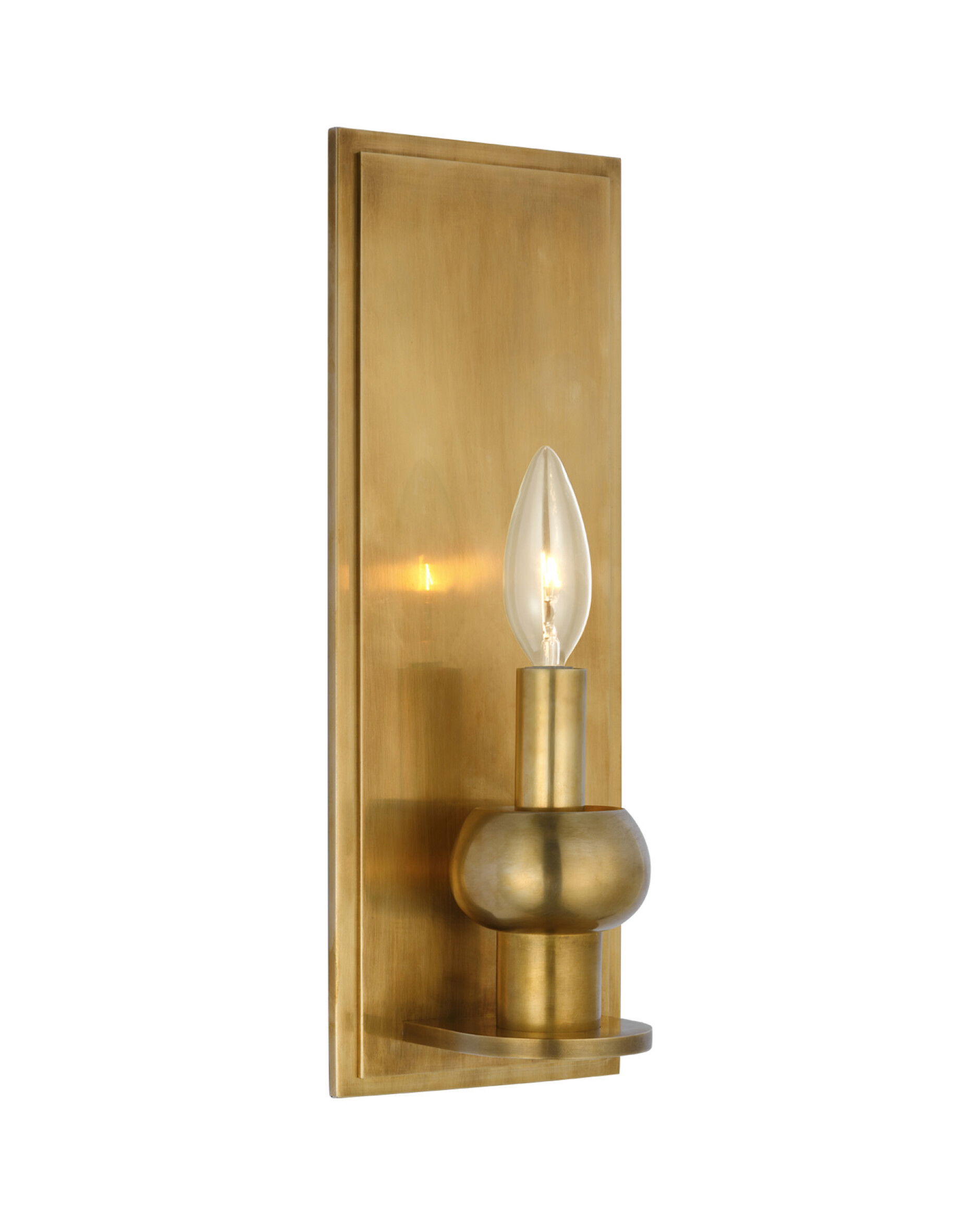 Comtesse vägglampa antik mässing