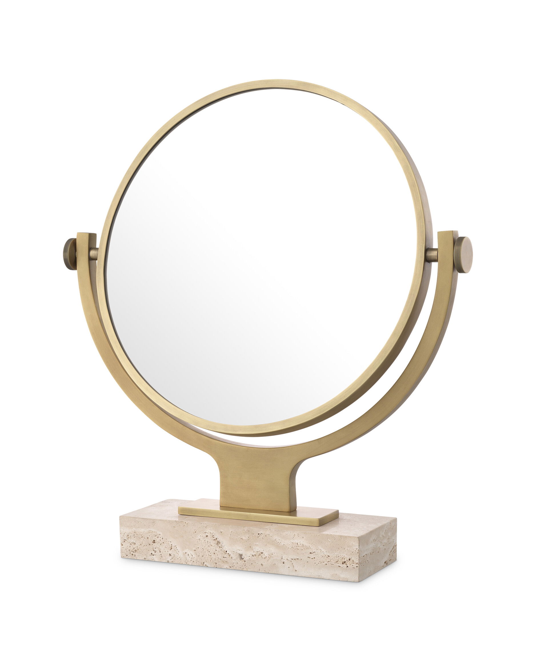 Briançon spegel antik mässing