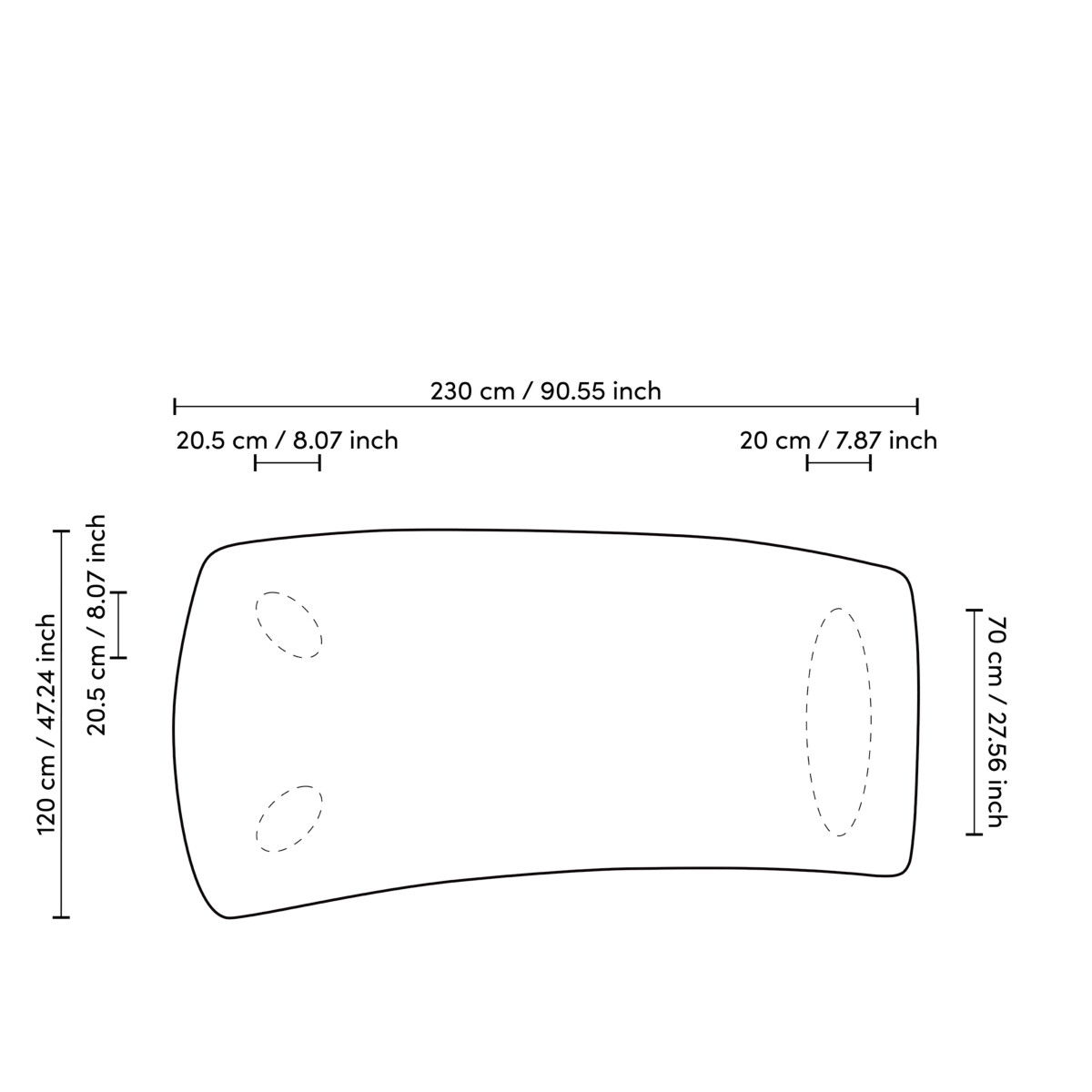 Bergman Dining Table Natural Oak Veneer