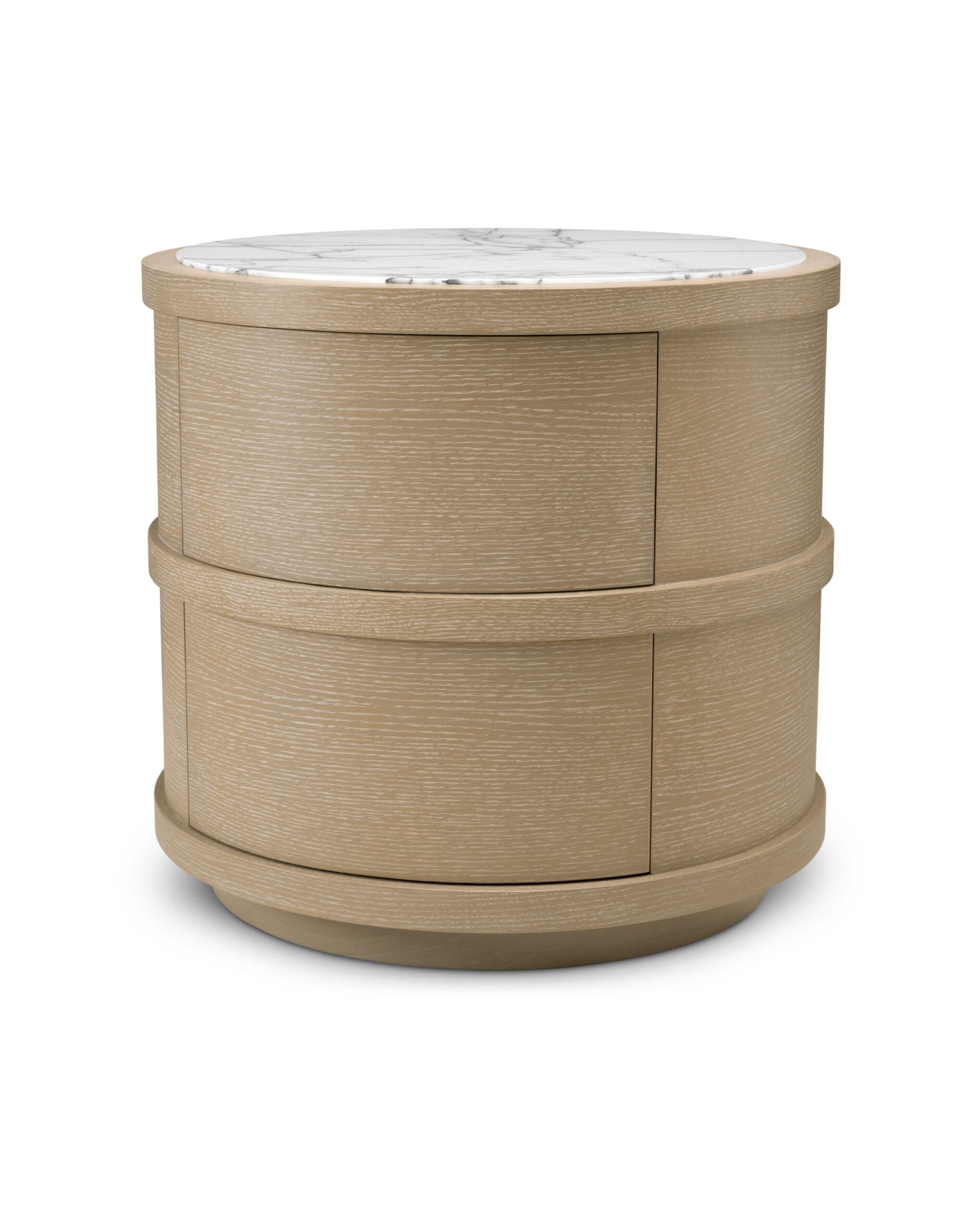 Cabana sängbord washed oak veneer