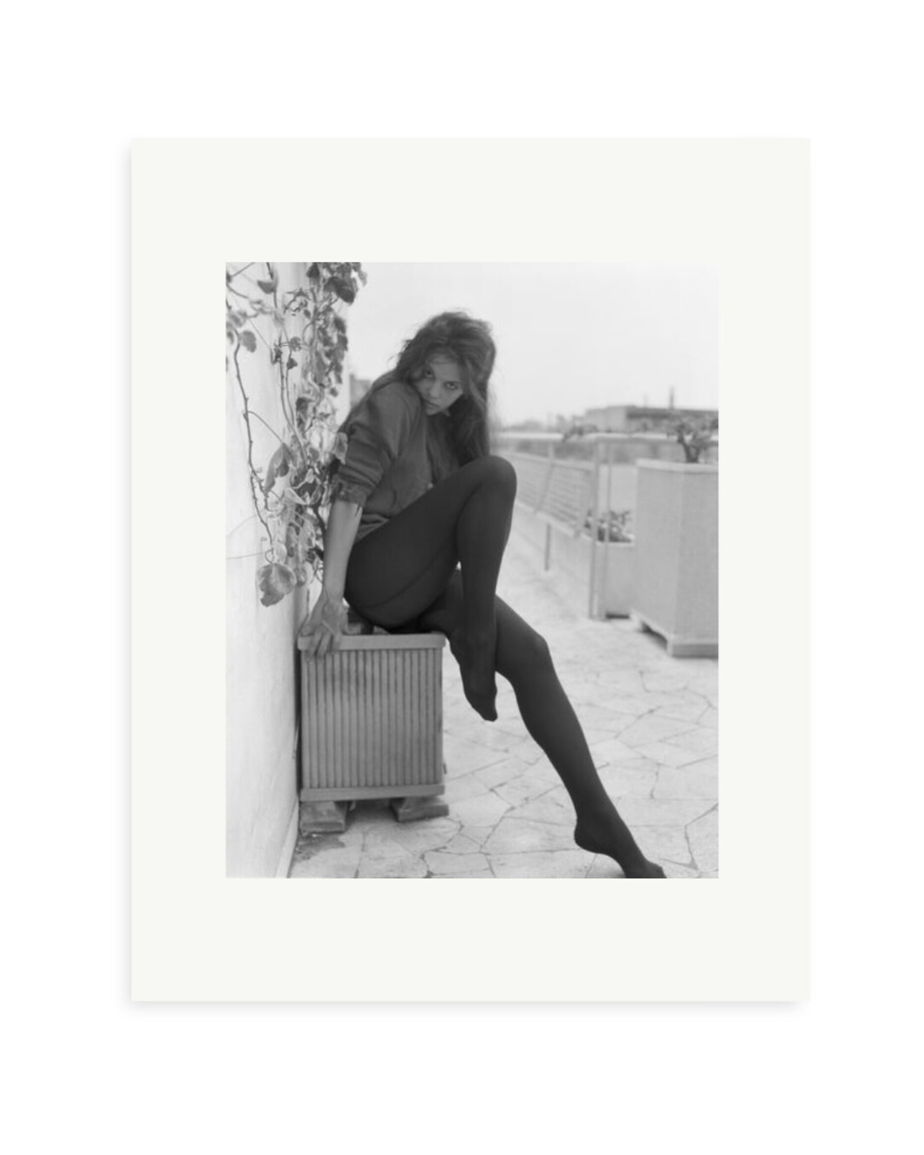 Cardinale Posing in Rome Print Only / Small