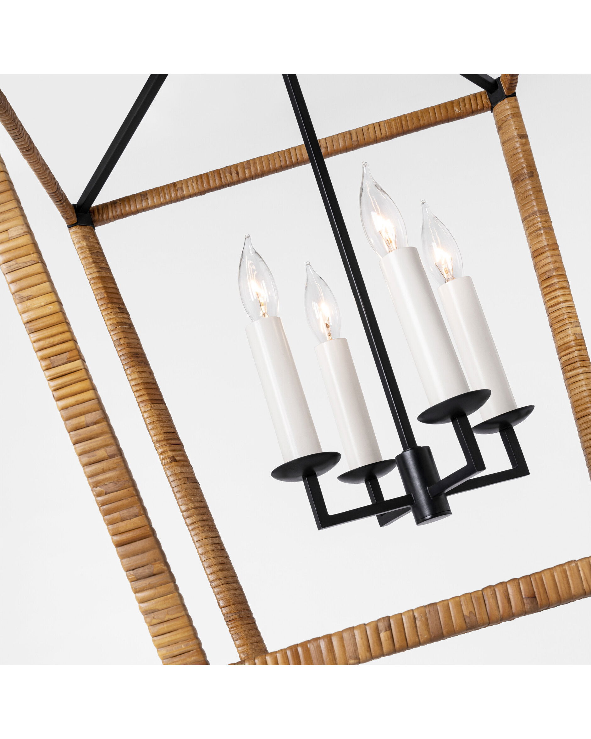 Darlana wrapped taklampa aged iron M