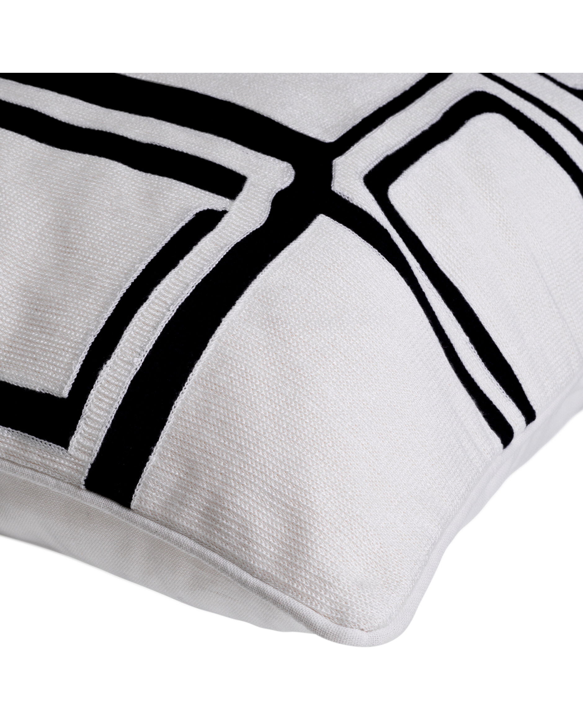 Ribeira Cushion White/Black