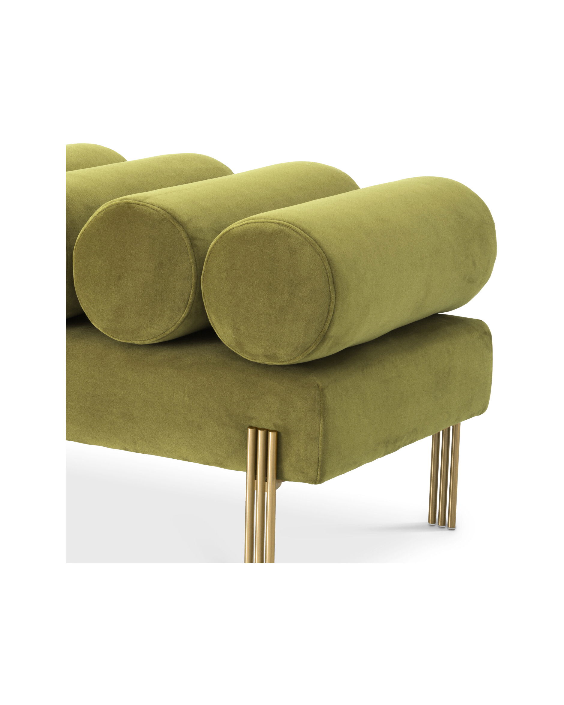 Oxley bänk savona vintage green velvet