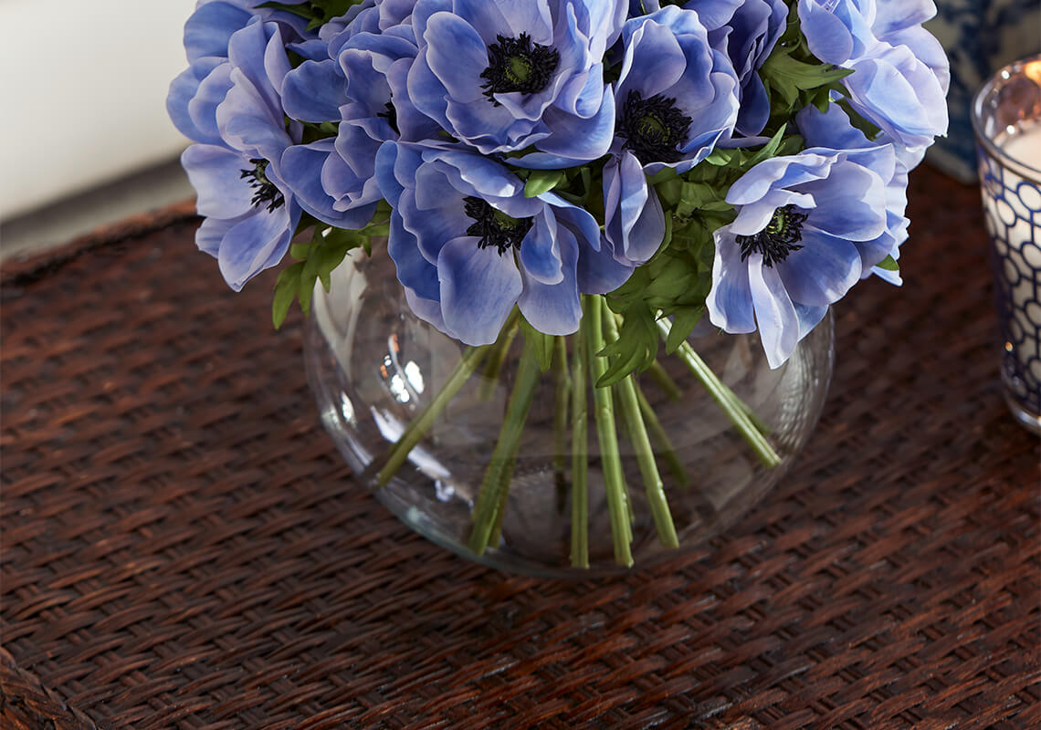 Blue & White Interior