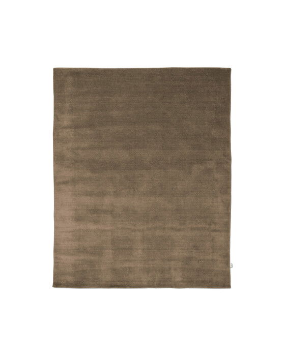 Solid tæppe brun