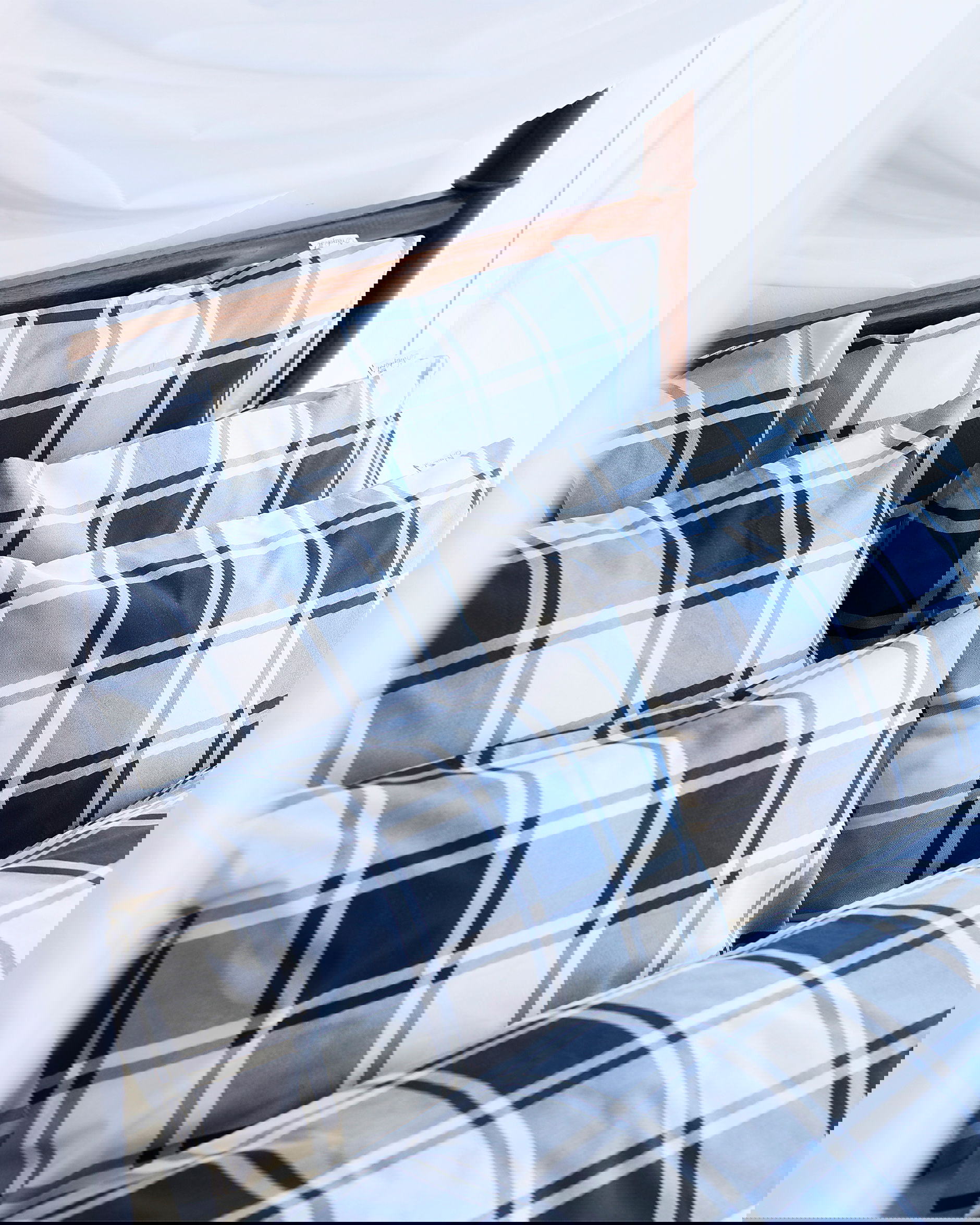 Wyoming örngott rutigt 2-pack