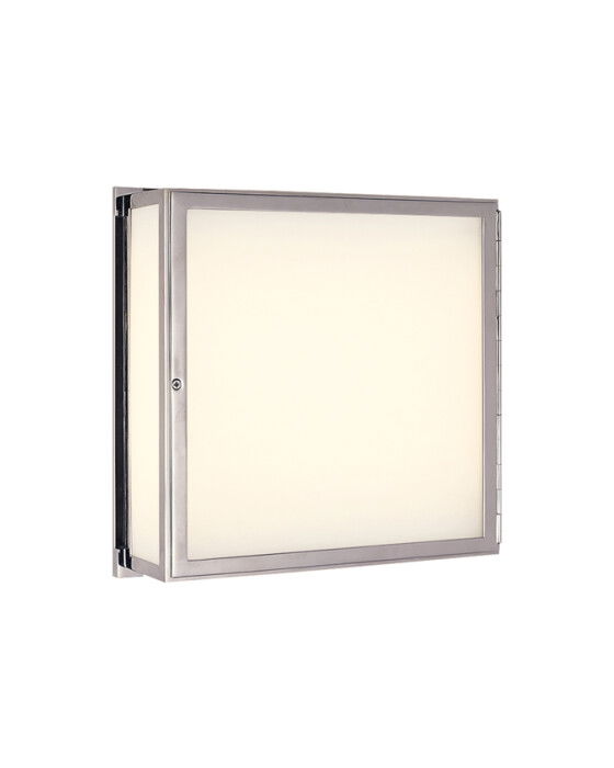 Mercer Square Box Light Chrome