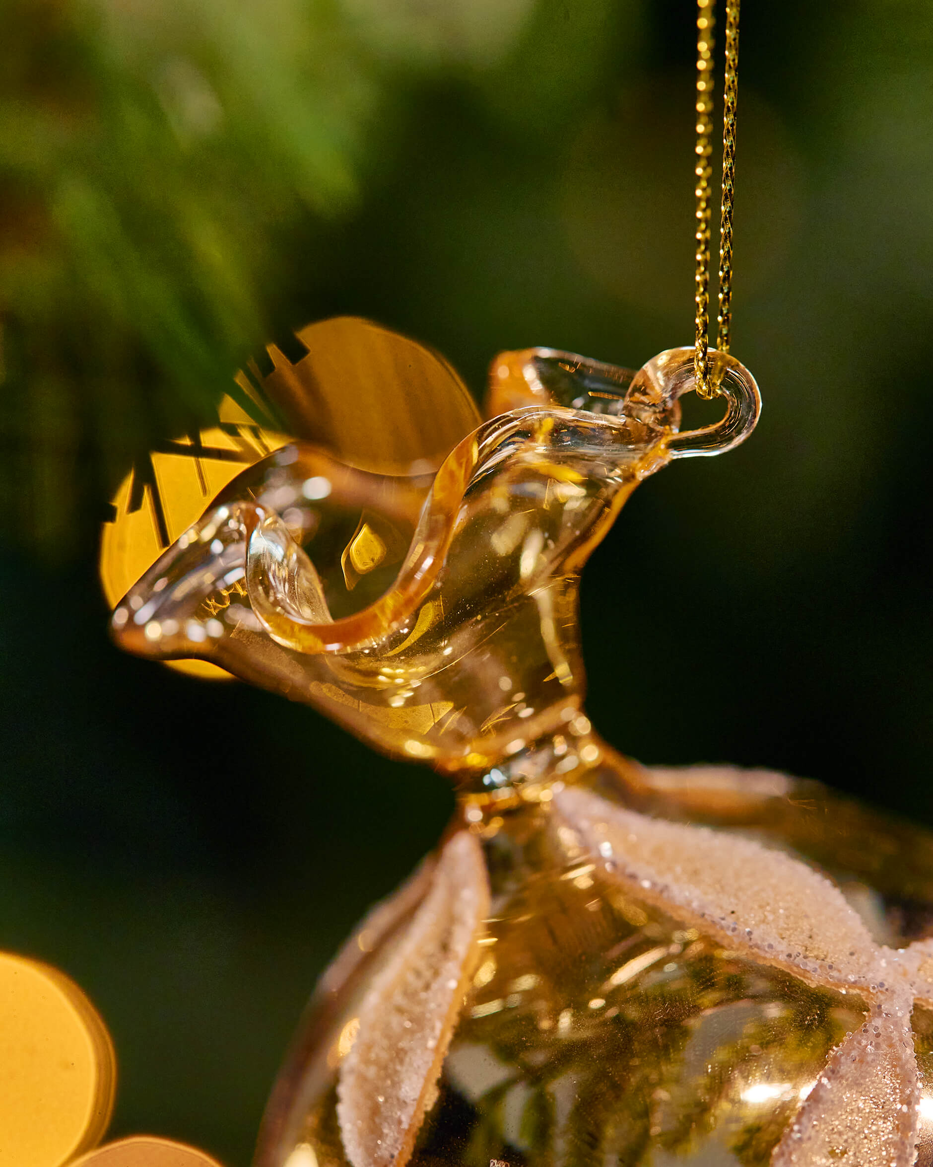 Elli karamell julgransdekoration guld