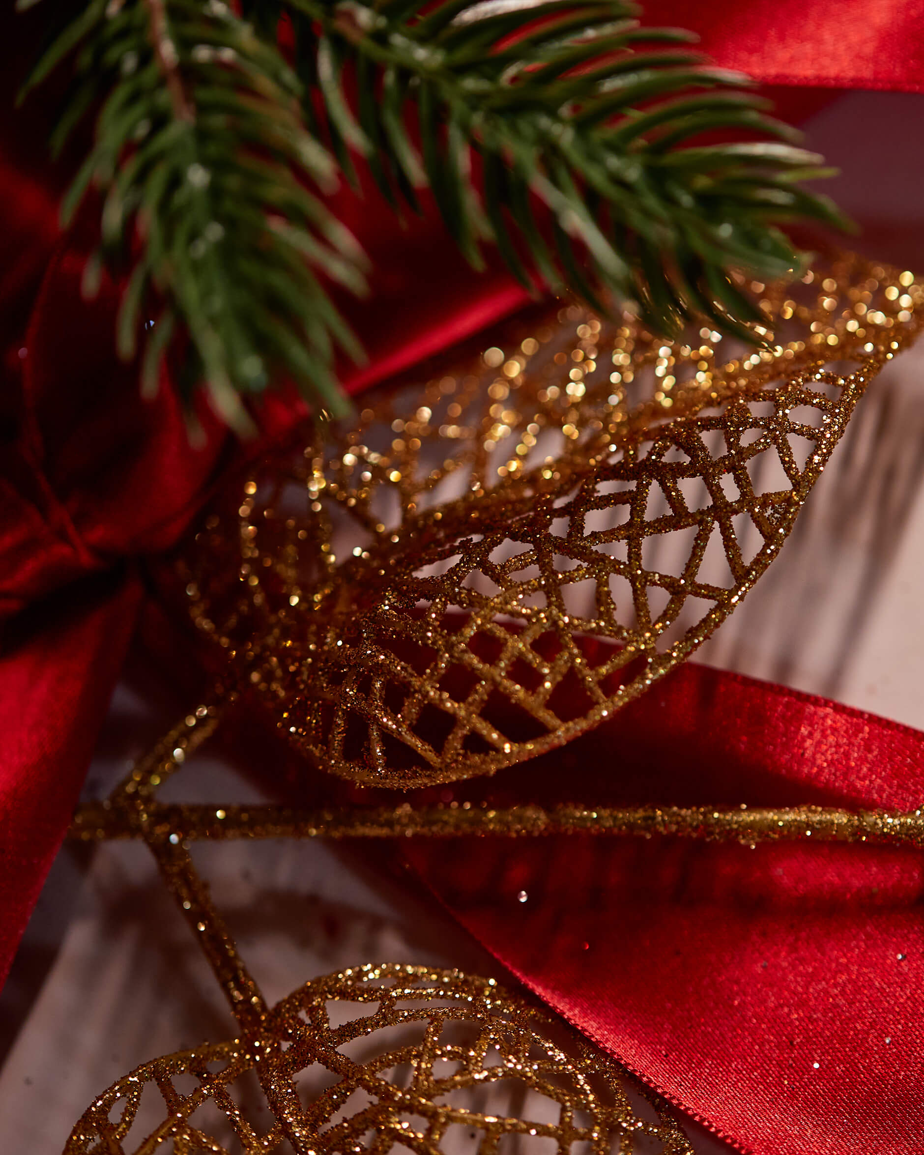 Dorothy kvist juldekoration guld 10-pack