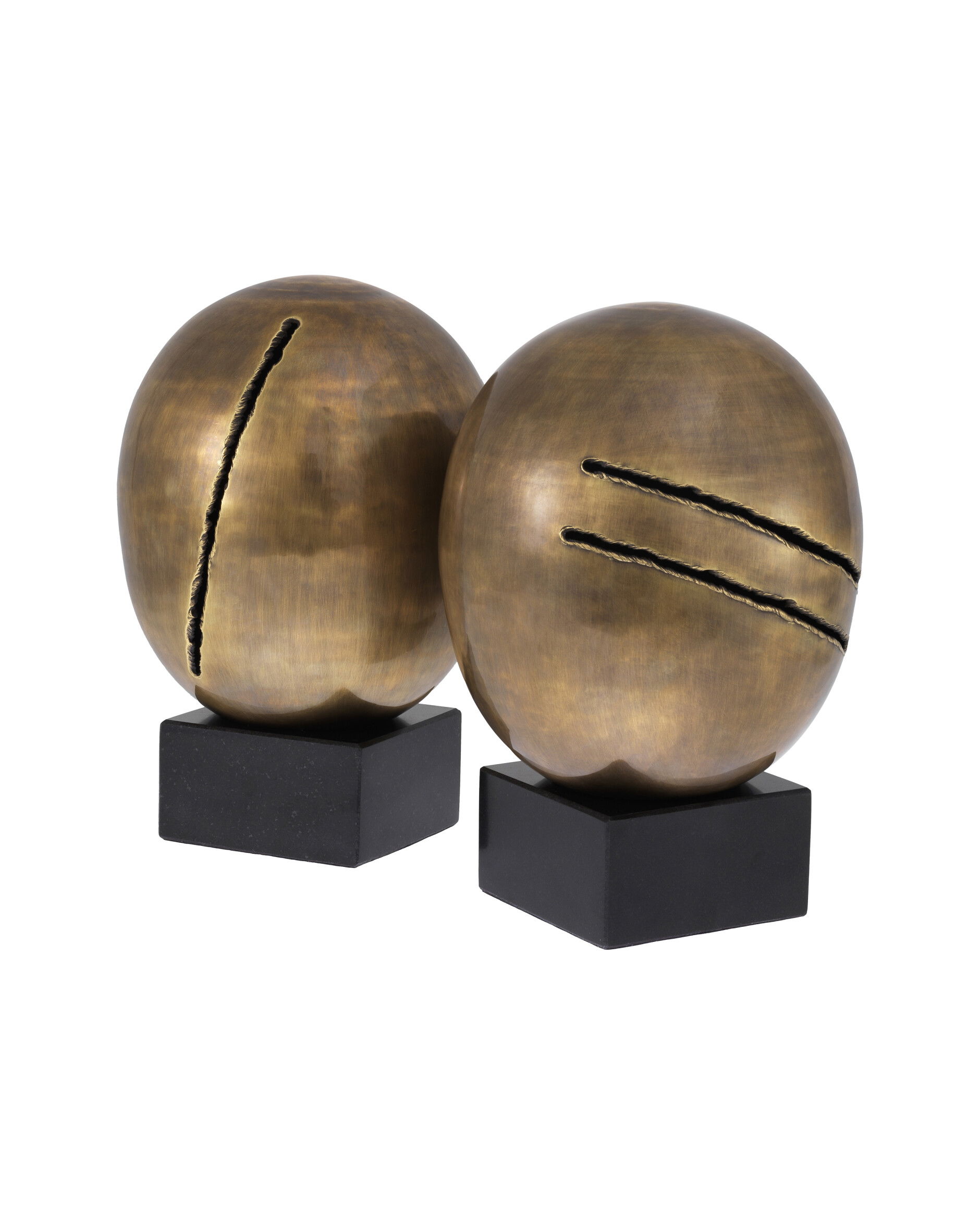 Artistic dekoration mässing 2-set