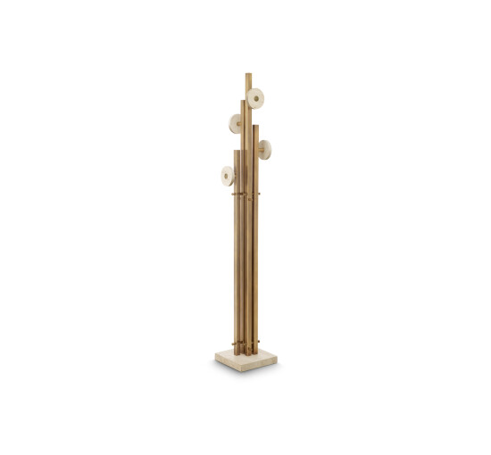 Amadora Coatrack Vintage Brass