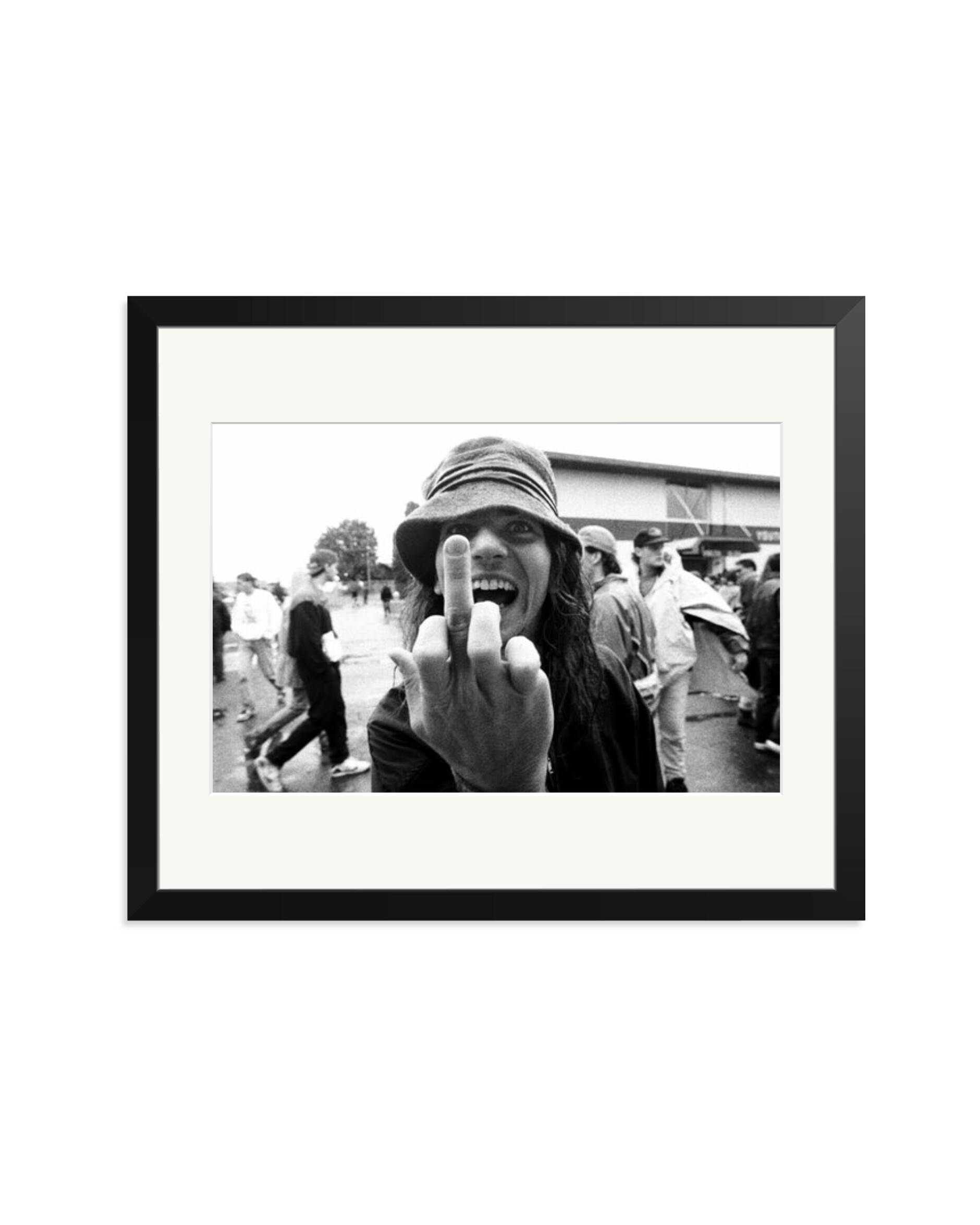 Eddie Vedder Flipping the Bird Black / Large