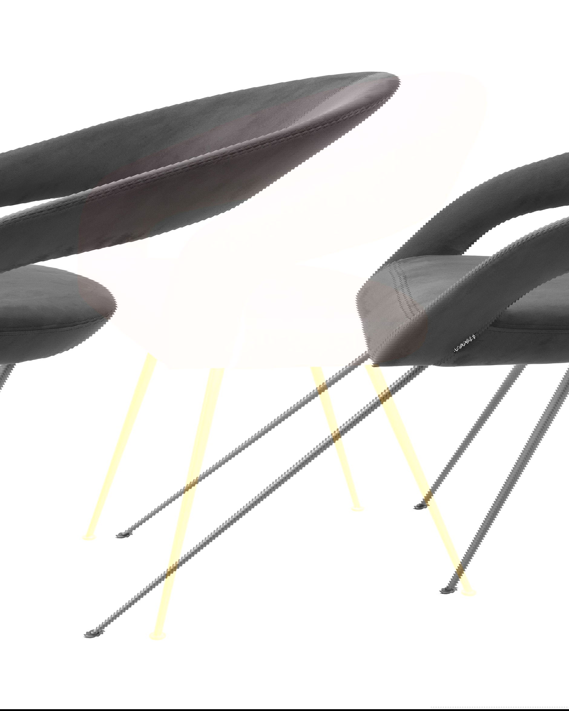 Bravo matstol savona grey velvet