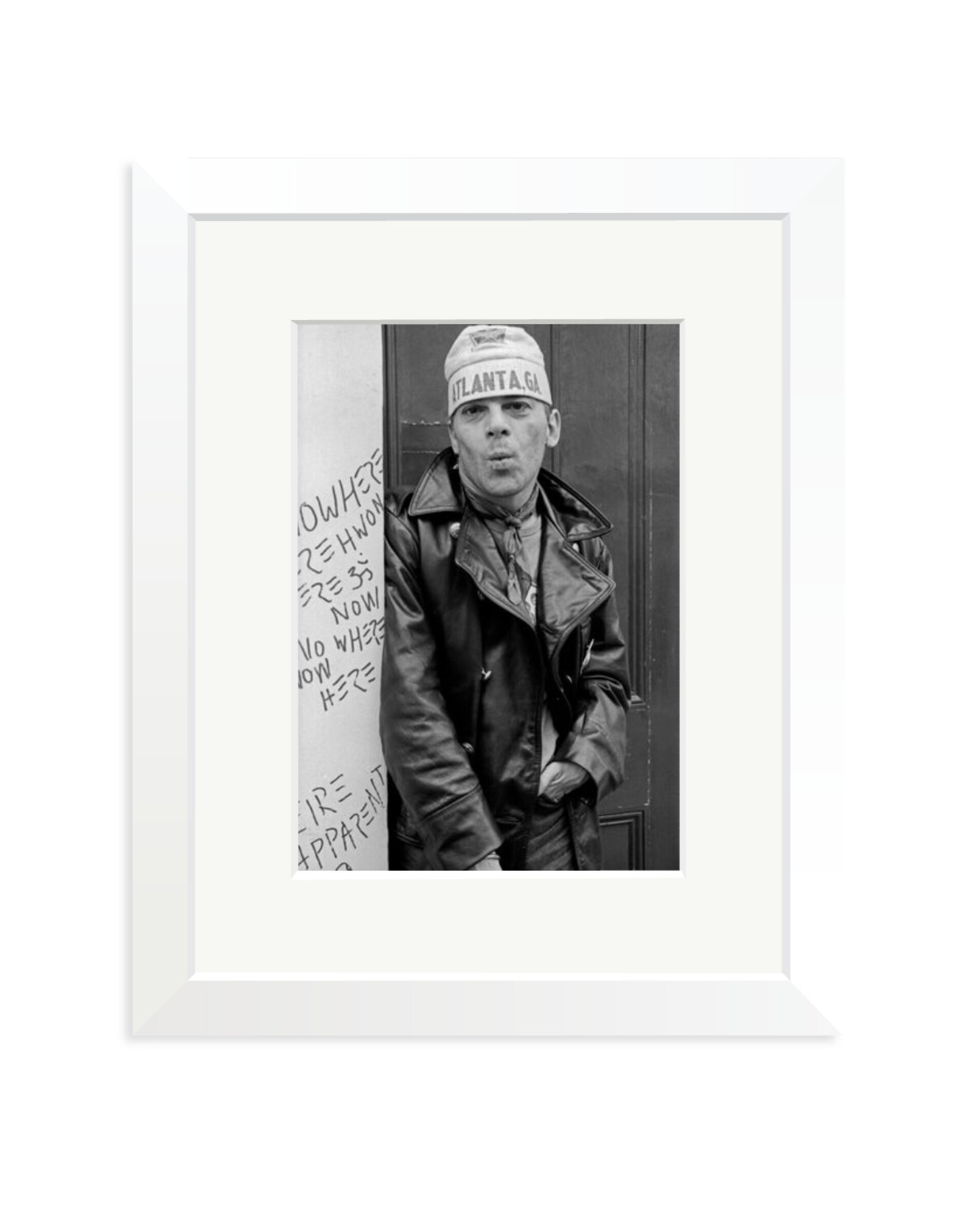 Ian Dury Outside Stiff Records 1978 London White / Small