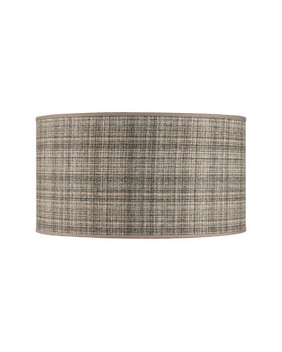 Cylinder lampskärm callum plaid brown