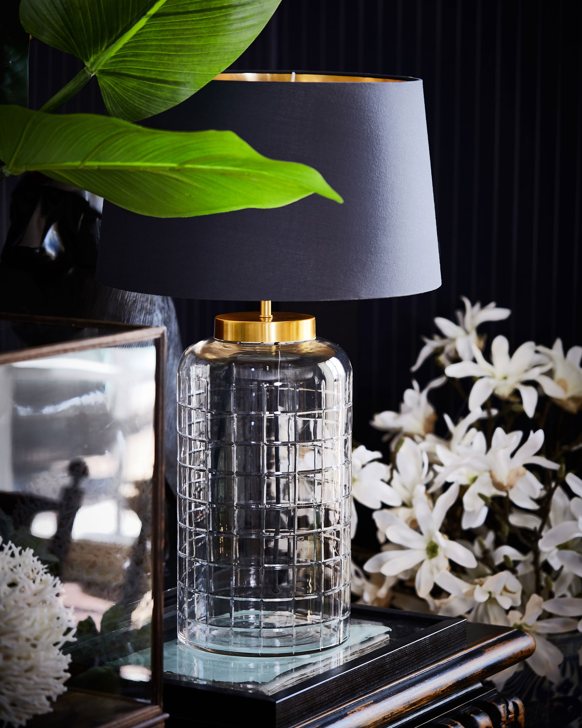 Clark bordslampa kristallin